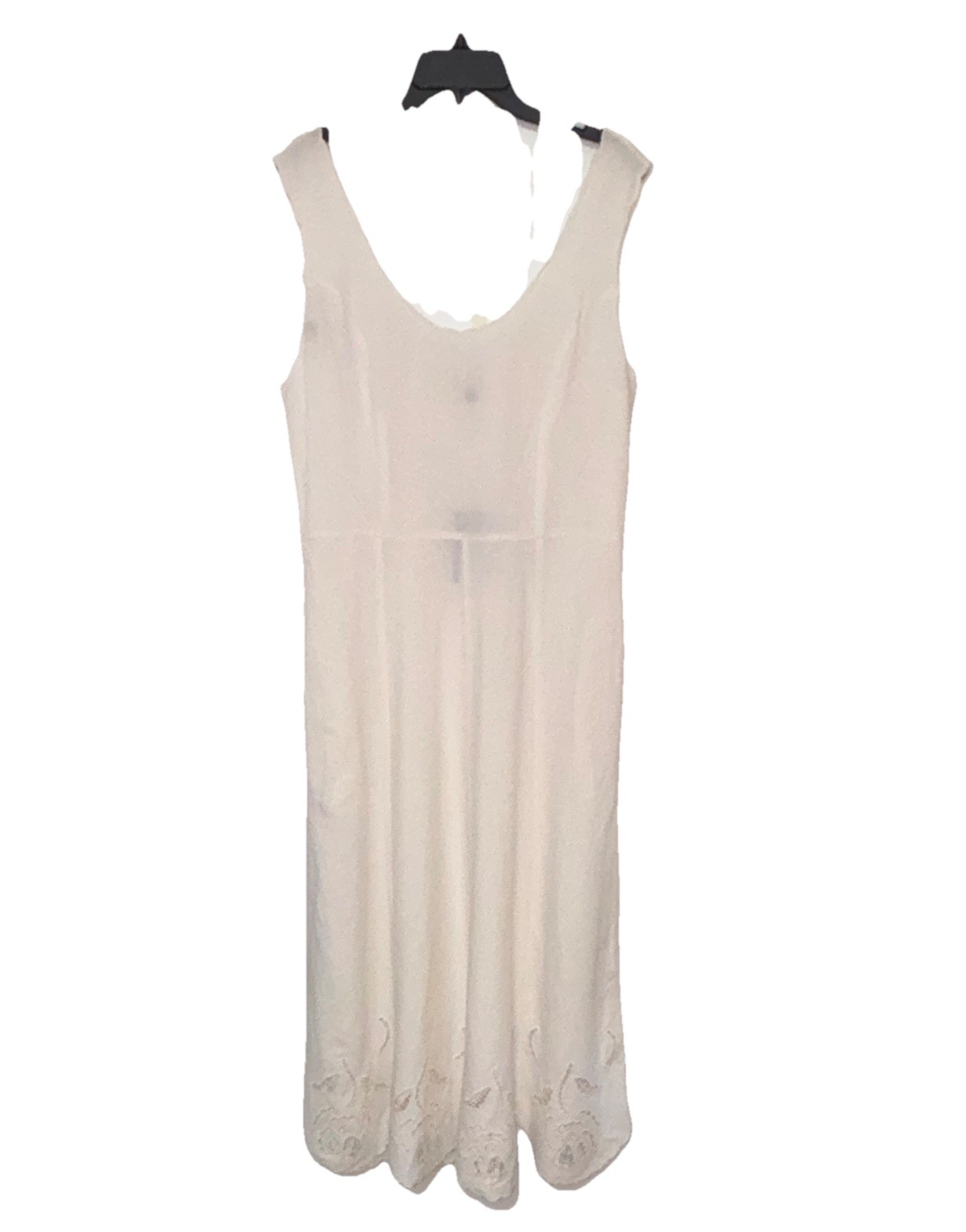 Universal Thread Women’s White Slip Zipped Style Flexible Long Dress Size L