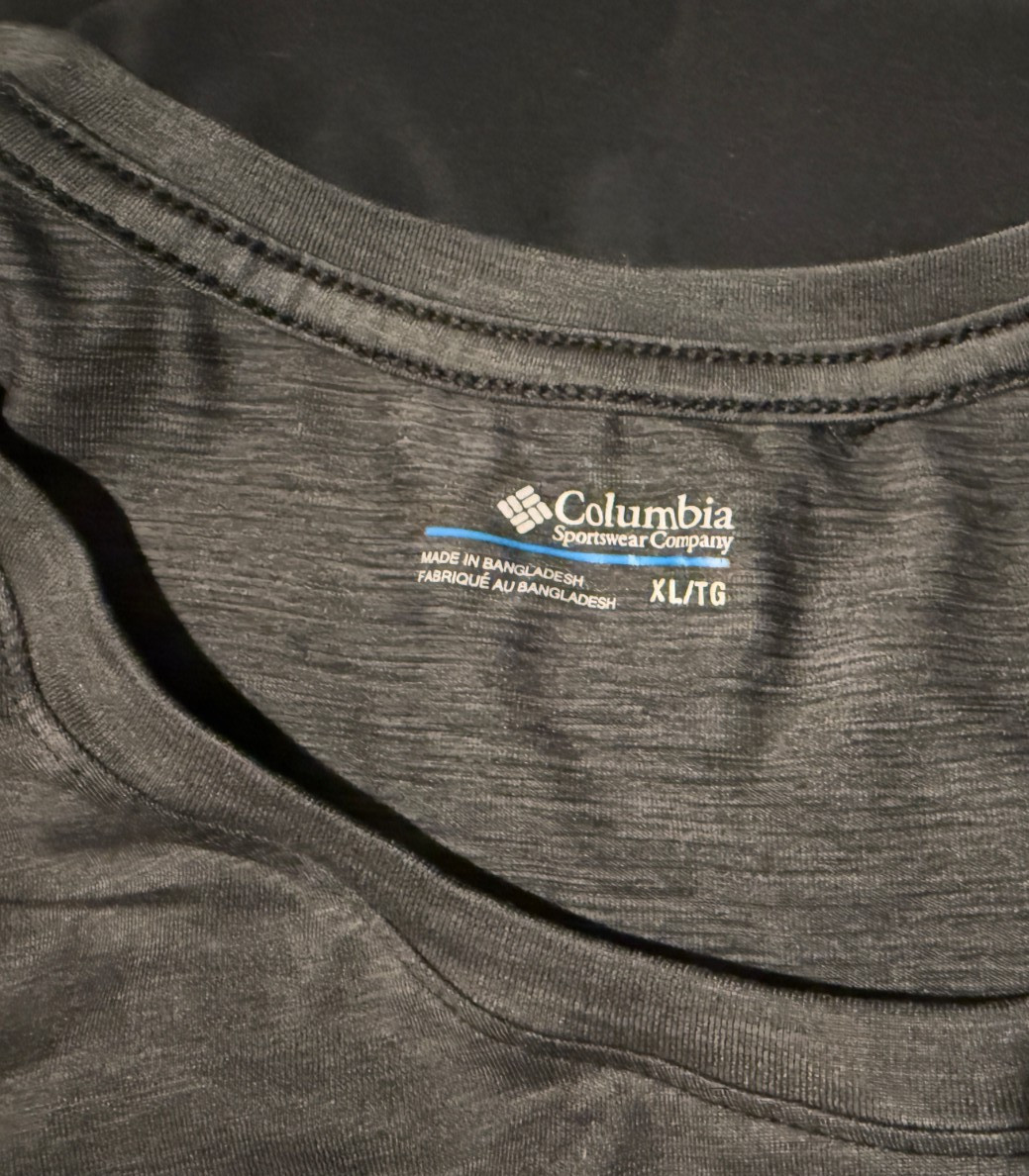 COLUMBIA Womens Gray & Black Lightweight Dress with Pockets – Sz XL Extra Large