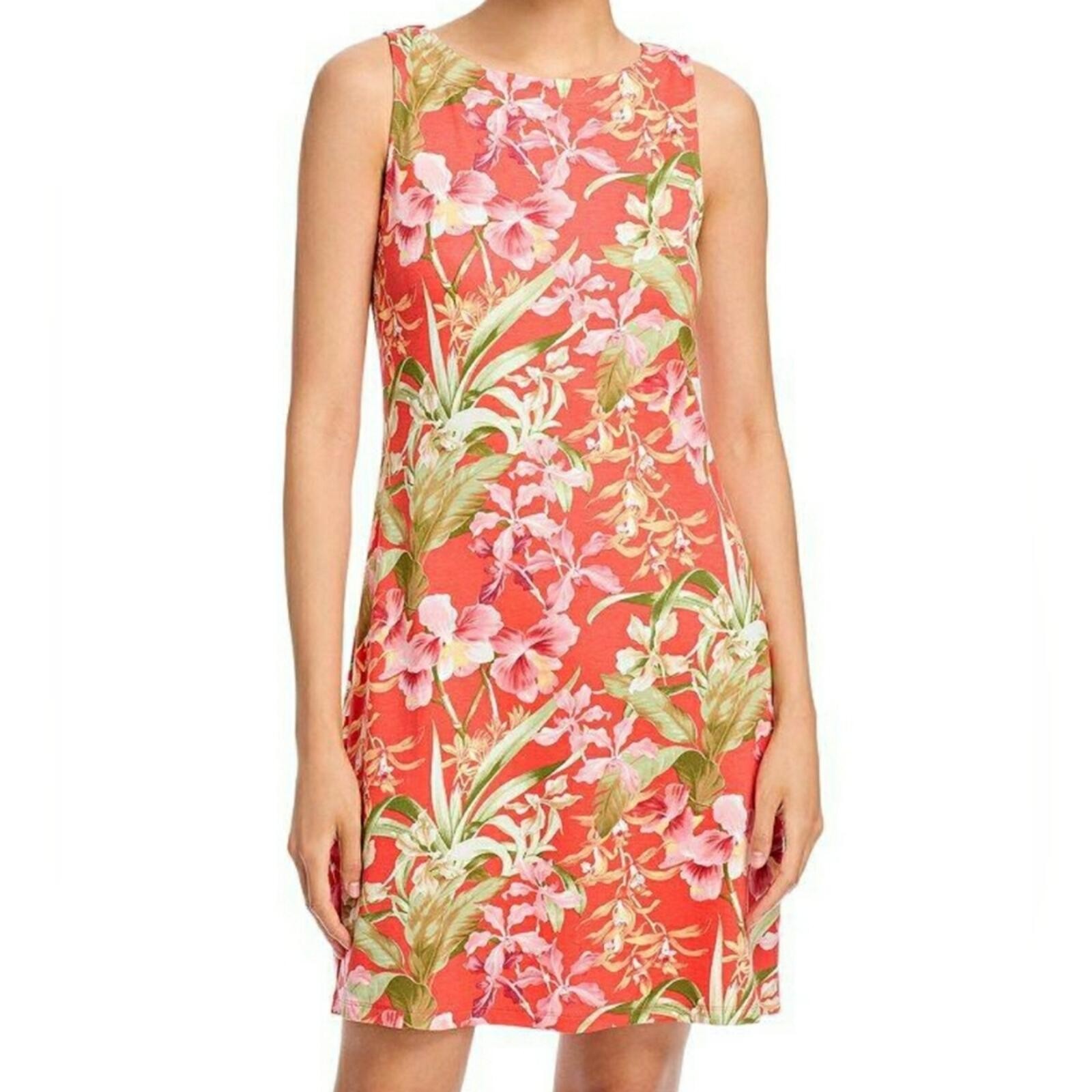 Tommy Bahama Darcy Orchid Bay Shift Dress Size: L