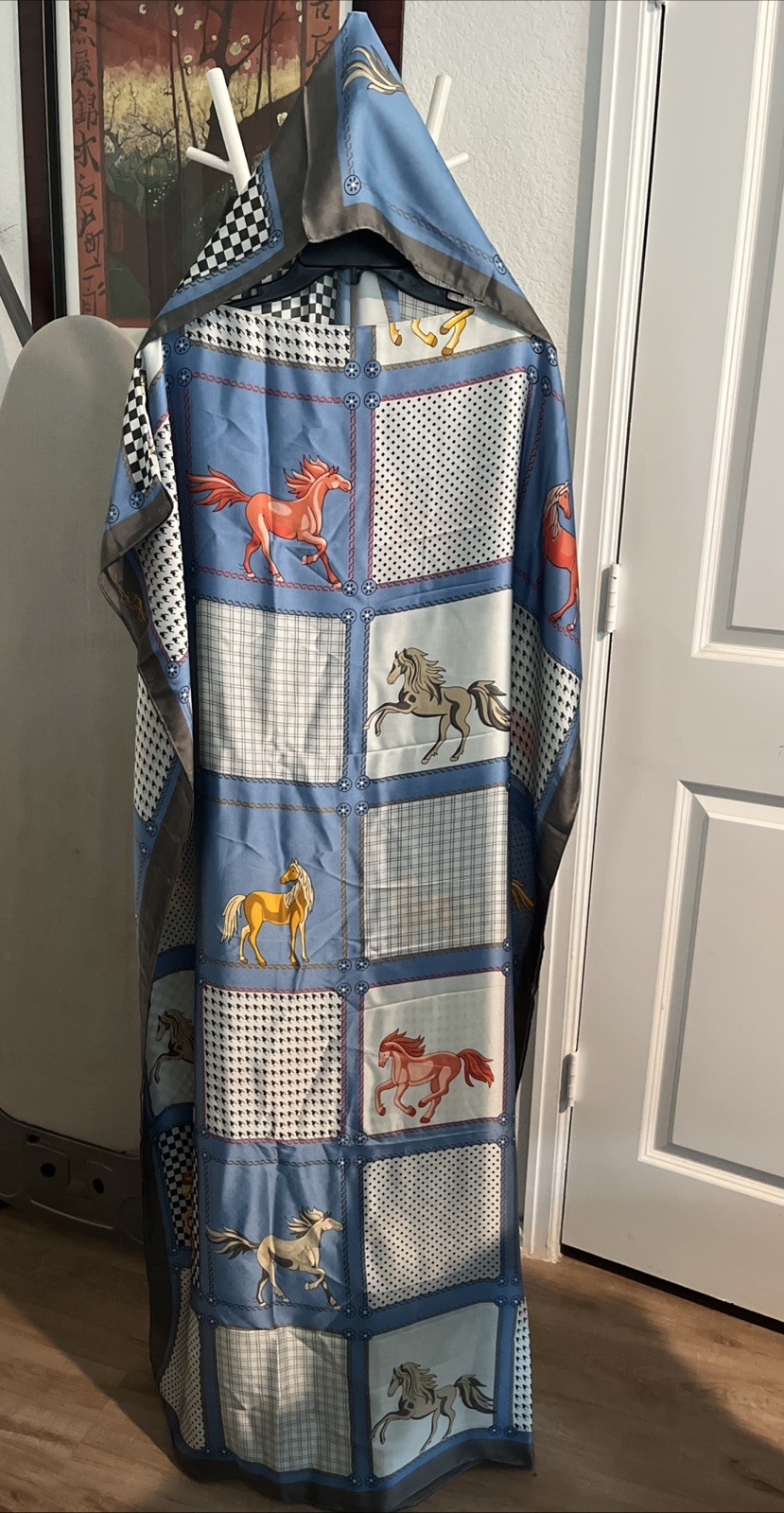 Caftan Dress One Size with Multiple Colors One Size Fits Most Mumu W Scarf Silky