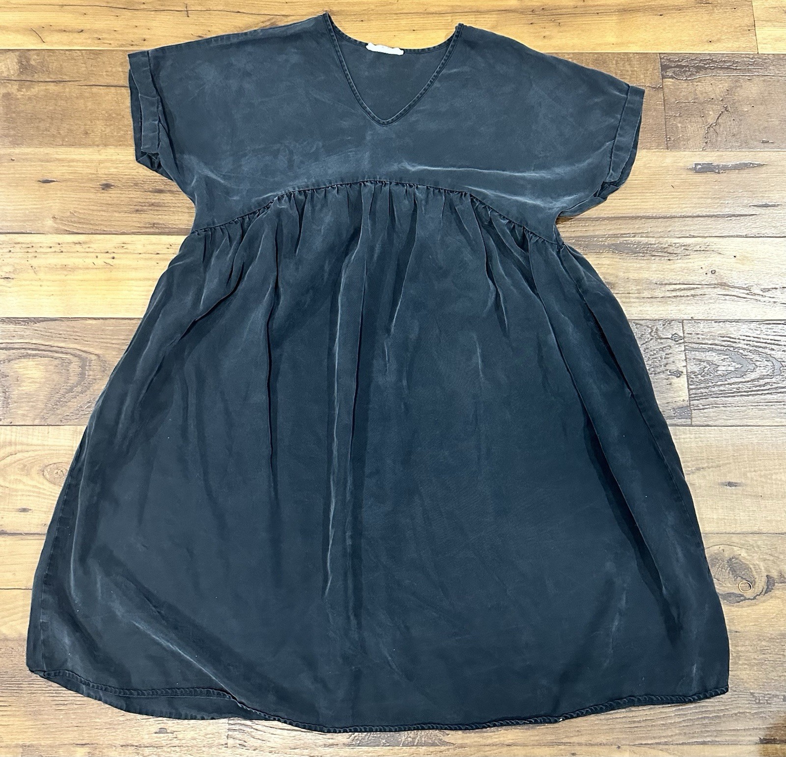 Red Lolly Cotten Loose Dress Black Petite Medium