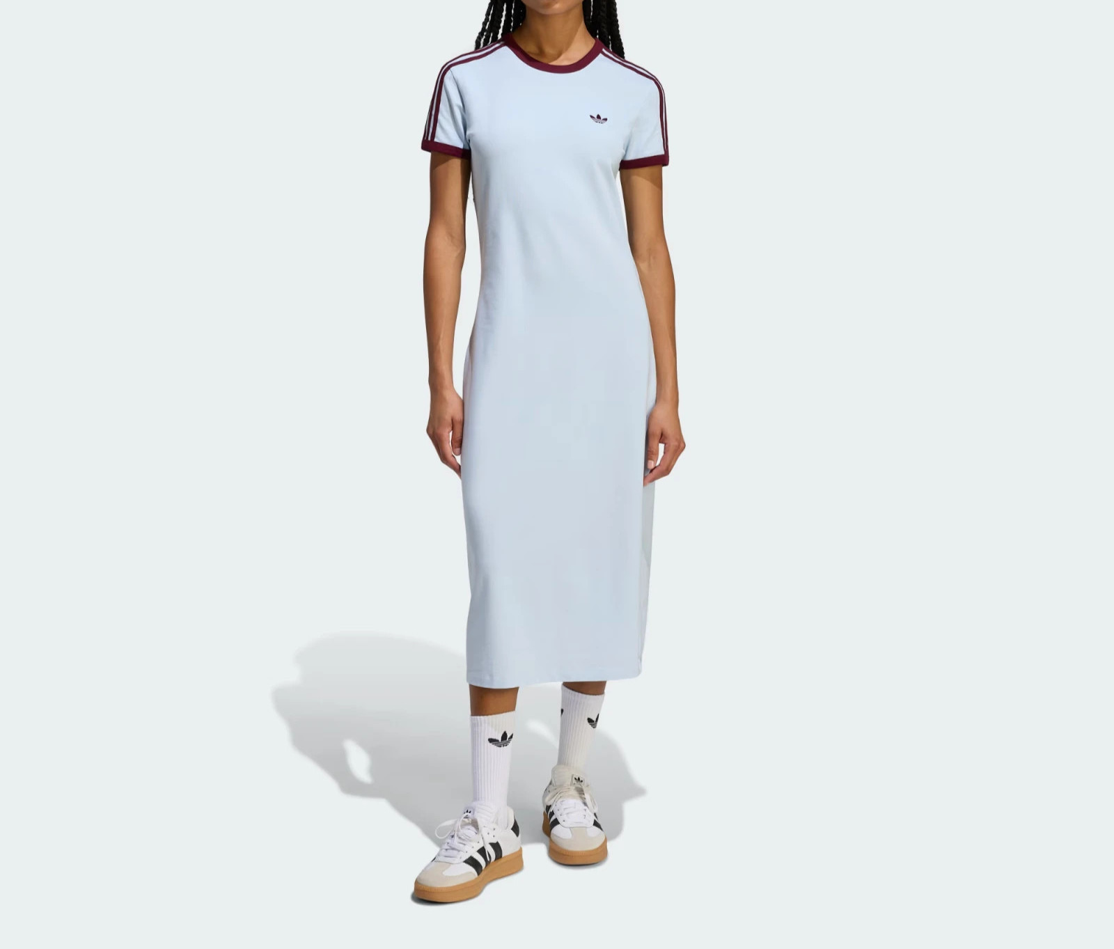 adidas Originals Women’s 3 STRIPES Slim Fit DRESS Blue