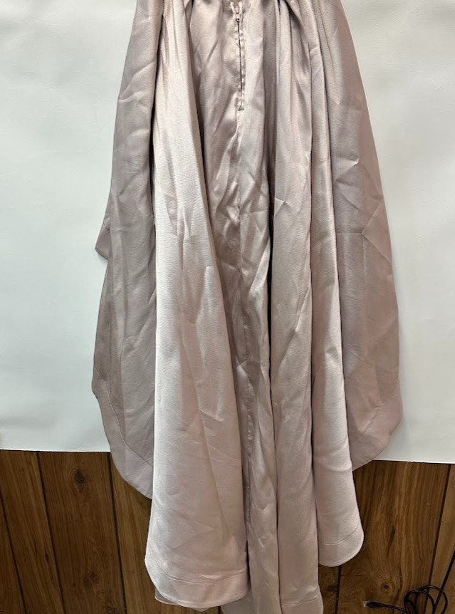 Speechless Junior 5 Dusty Rose Light Pink Sleeveless Hi Low Long Dress NWT CH84