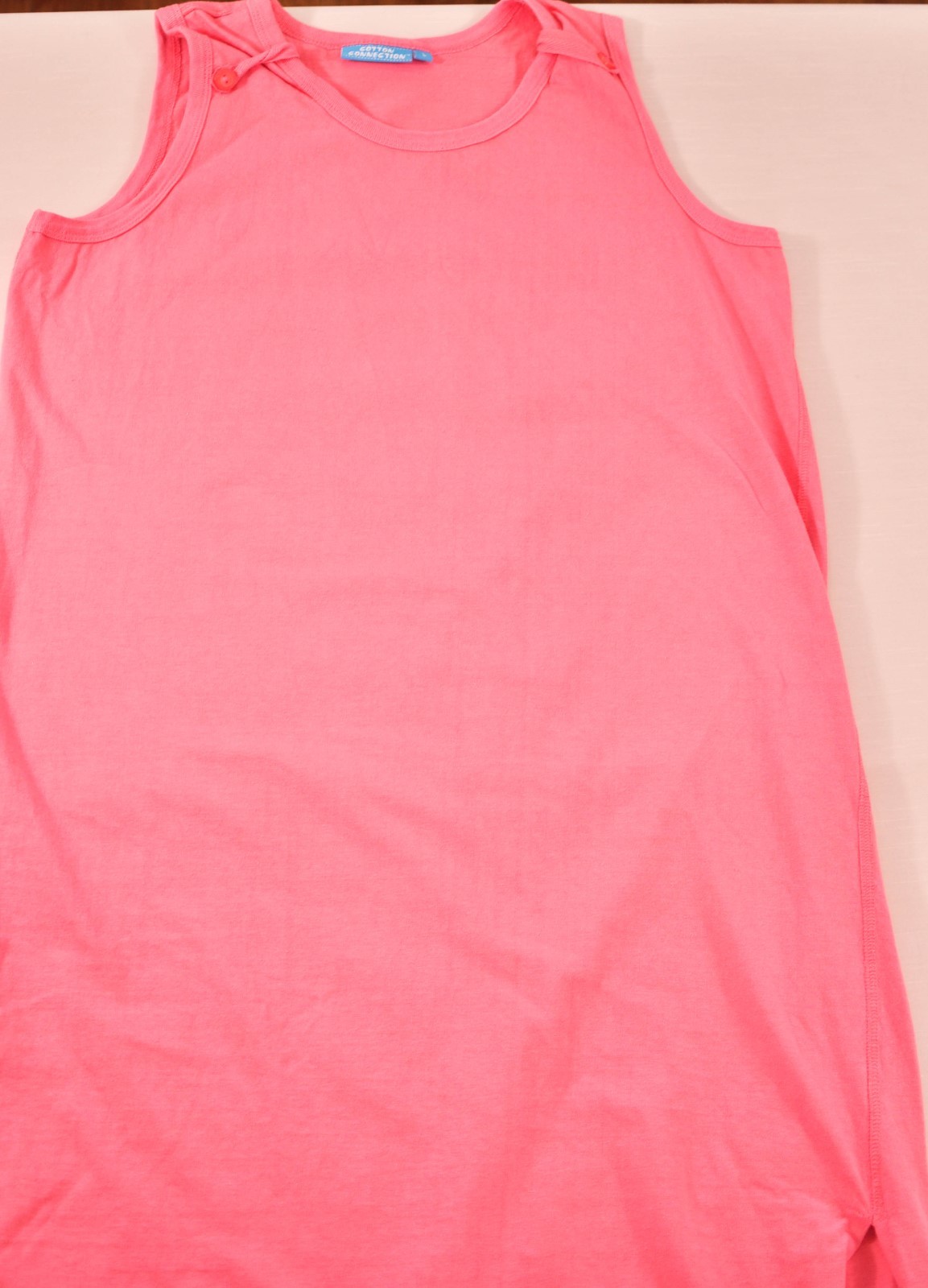 women’s Cotton Connection pink dress size small beach cover up monogram tie dye
