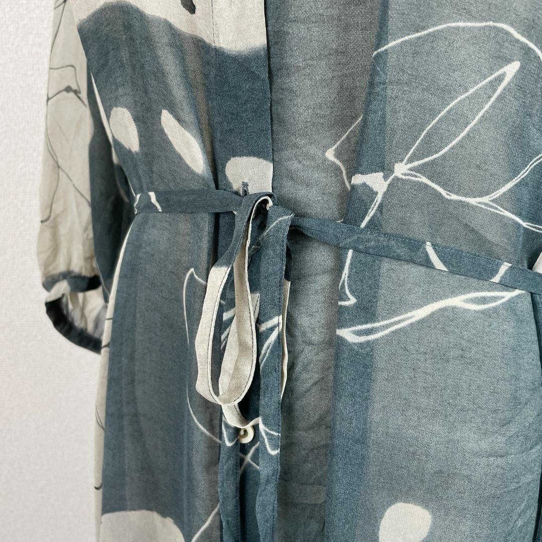 MOYURU / io comme io Design Shirt Long Dress All-Over Print SENSO UNICO