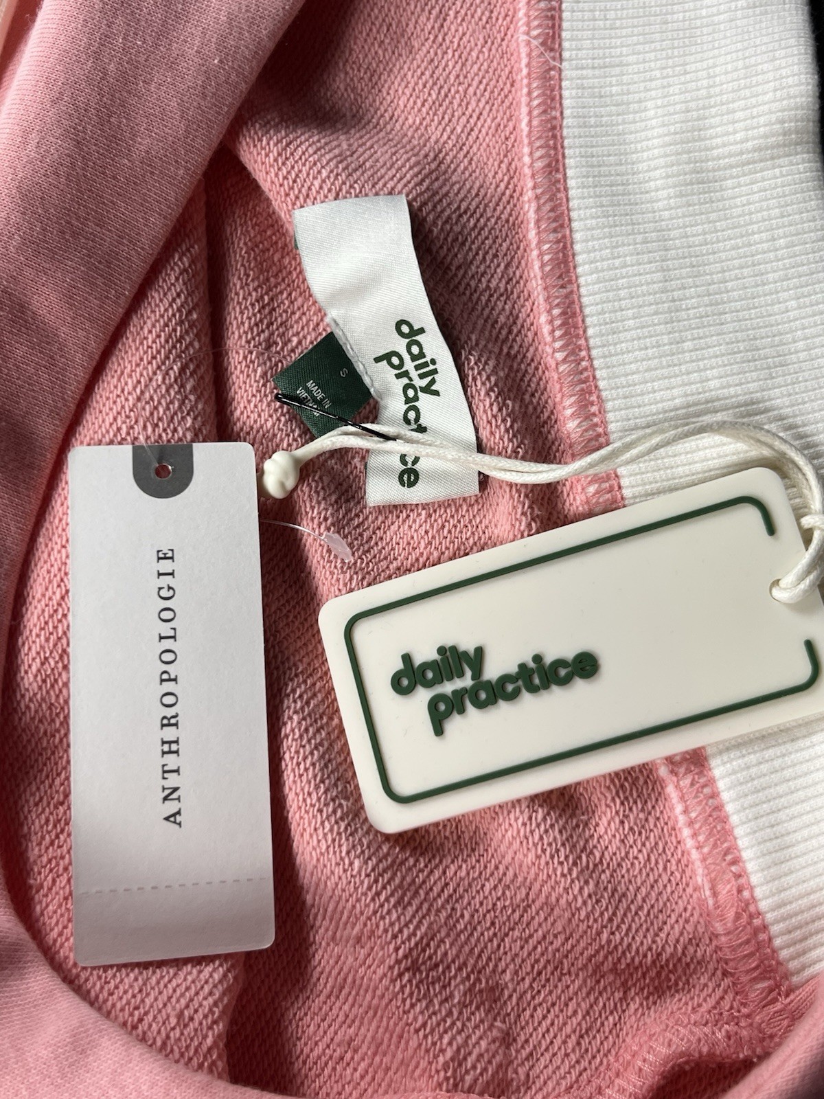 Daily Practice by Anthropologie Maxi Dress Women’s S Pink Striped Coquette NWT