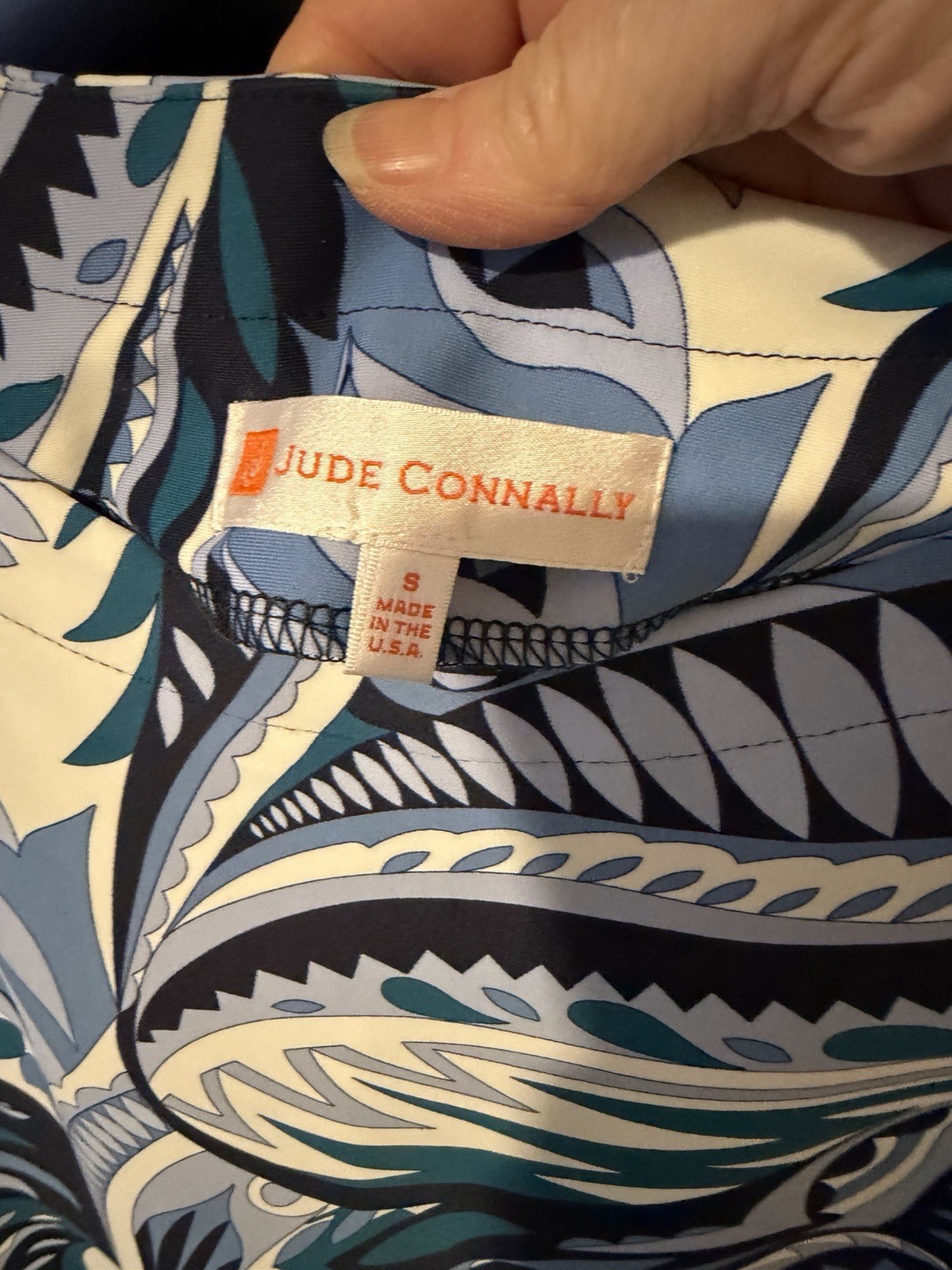 Jude Connolly Midi Long Blue Dress Size S