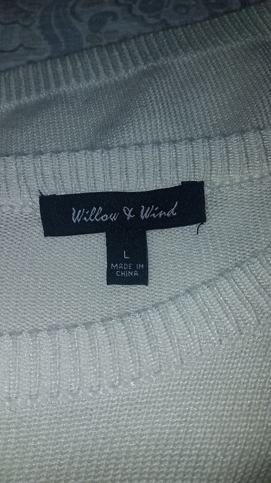 Willow and Wind Size Large Rayon fabric Sweater Dress