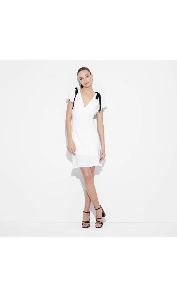 Women Flutter Short Sleeve Mini A-Line Dress – Wild Fable