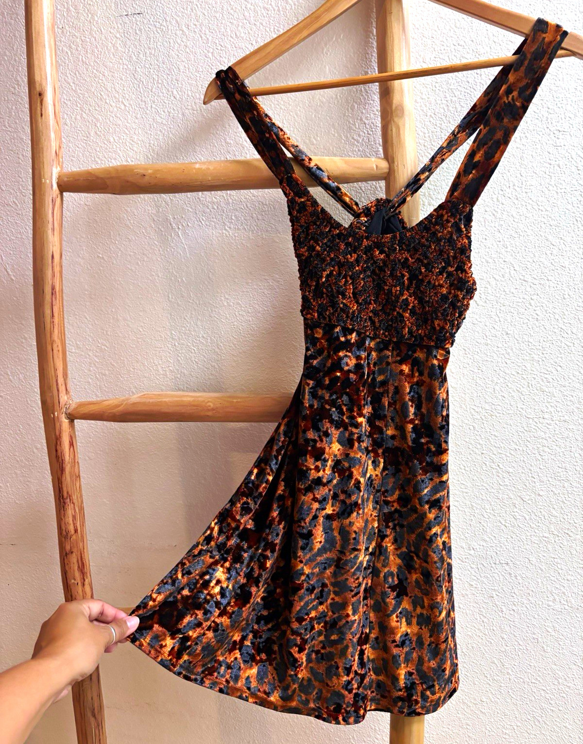 Free People Virgo moon mini dress in brown | Women’s size XS