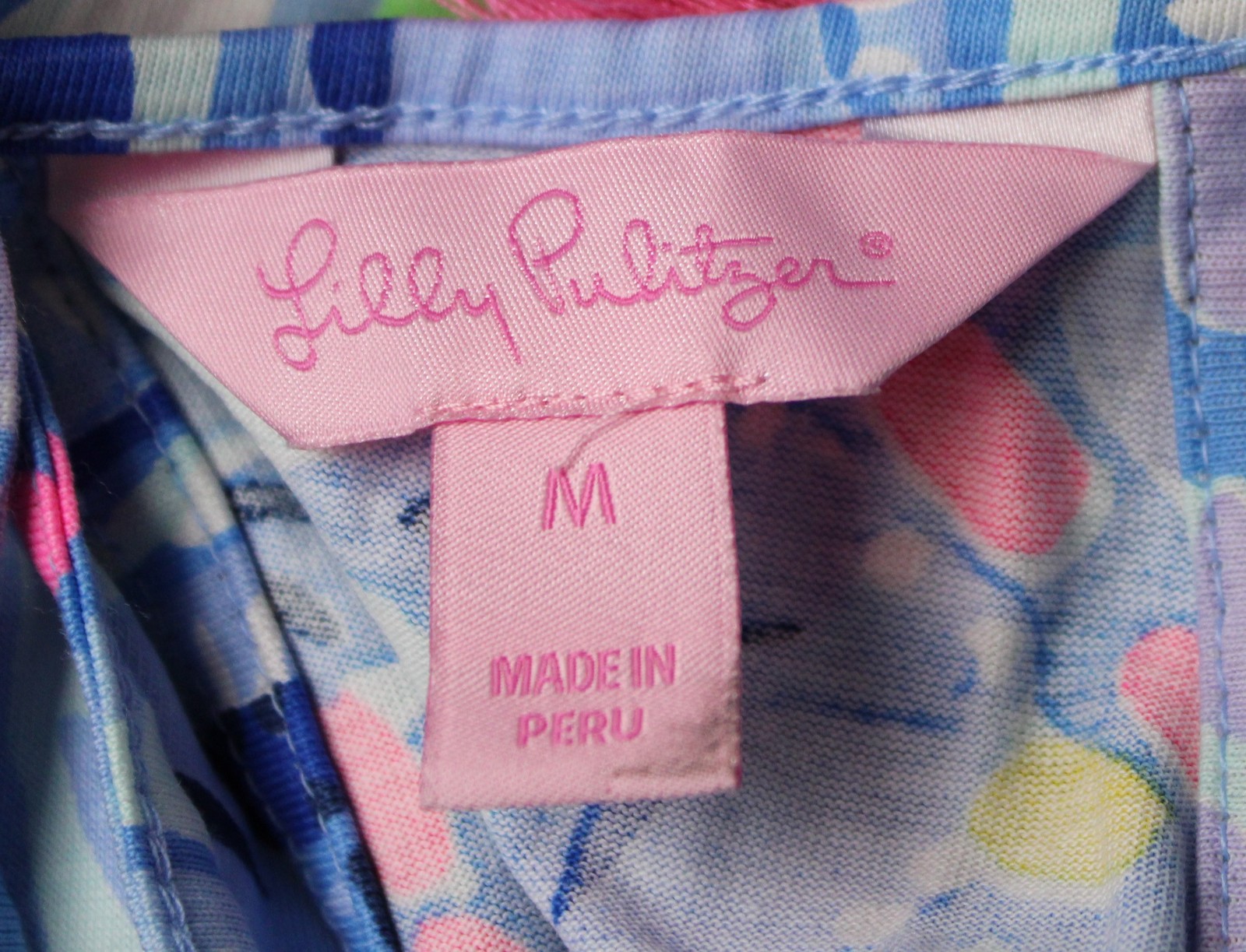 Lilly Pulitzer Women’s Margot Swing Dress NN7 Blue Peri Pinch Tassel Medium NWoT