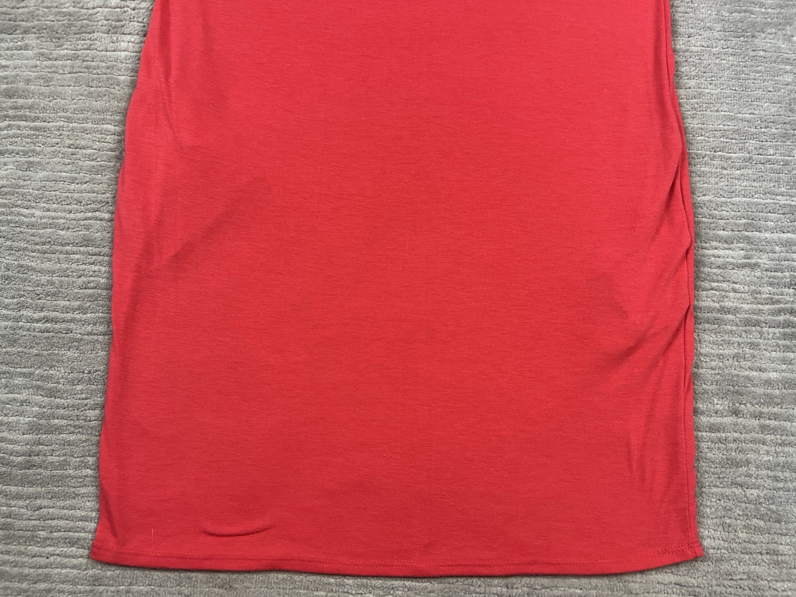 Shop Basic USA Dress Womens Medium OrangeShort Sleeve Pockets Shift T-Shirt Mini