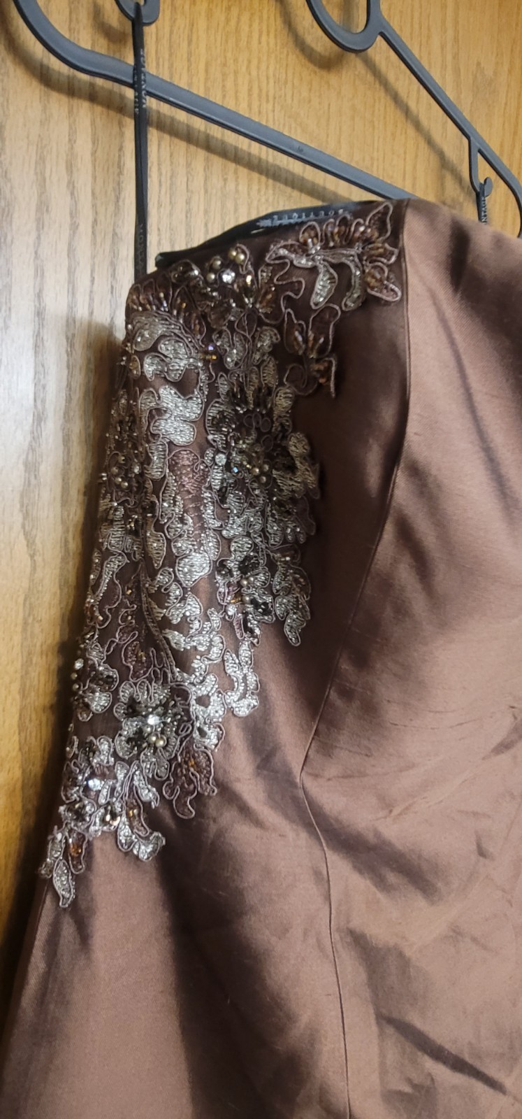 NWT Montage Botique Mon Cheri Bridal Style #26927 Dress Cocoa Size 12 Long