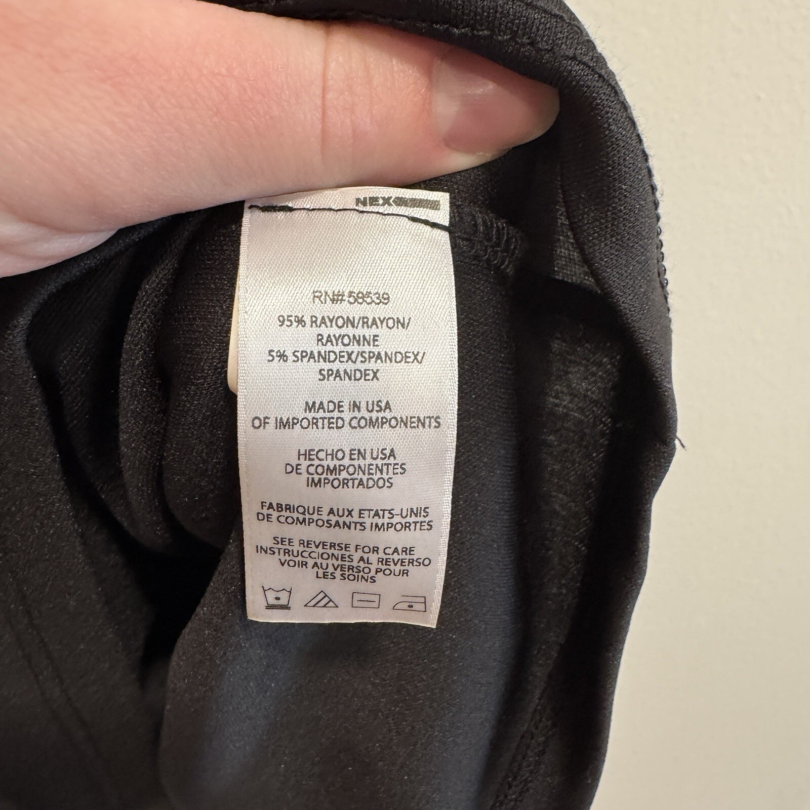 Kut From The Kloth Black Wrap Front Midi Dress 10 Made In The USA Preppy Classy