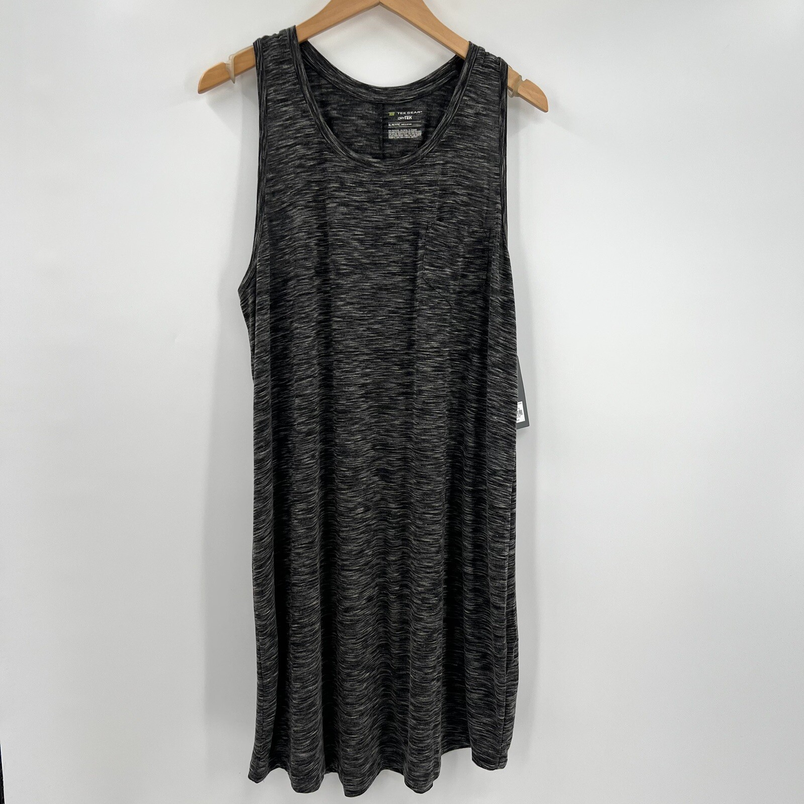 Tek Gear Athletic Dress Gray Heather Petities Size XL NWT Sleeveless Tennis Golf