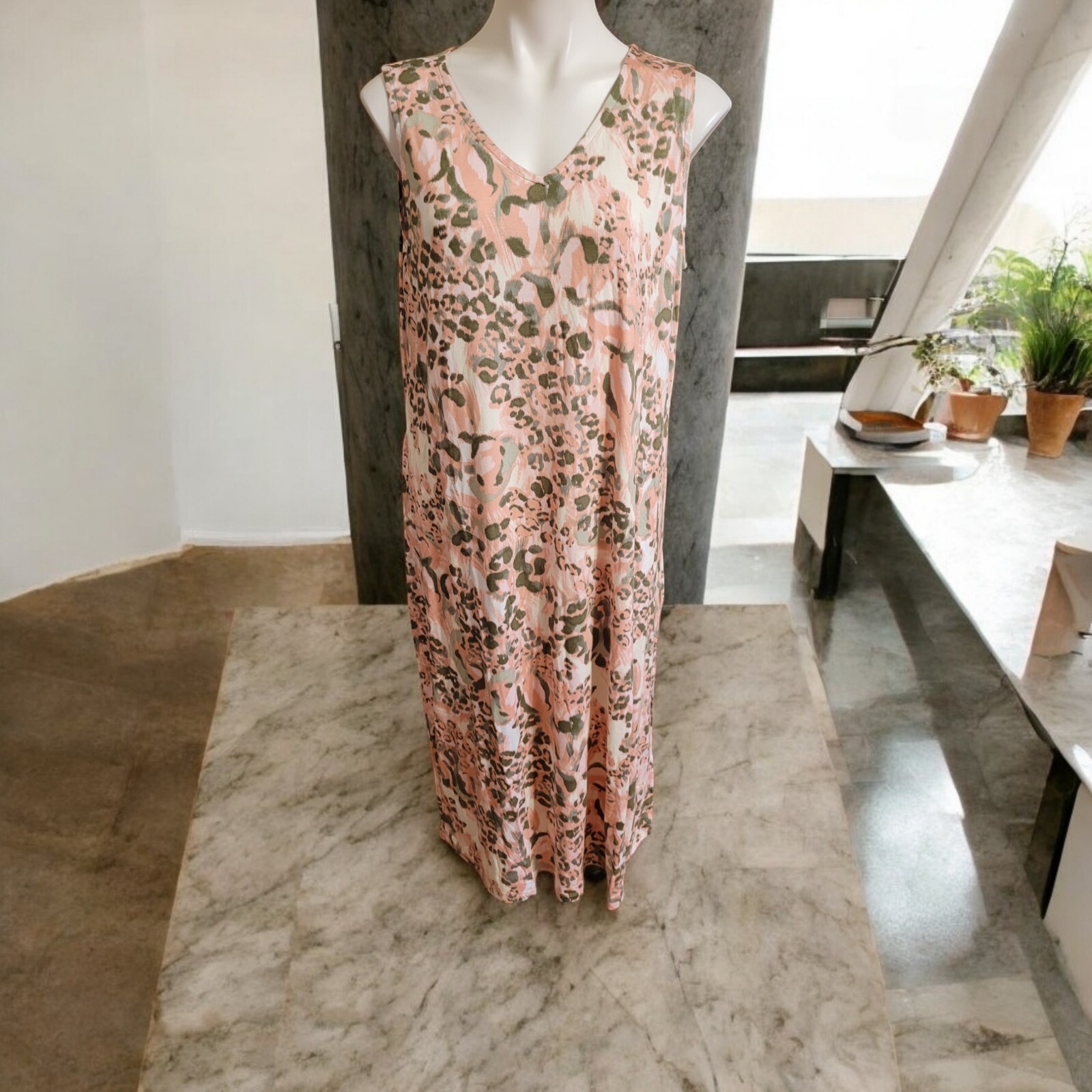 Belle Kim Gravel Better Together Dress Sandy Safari-LP ~~A634849
