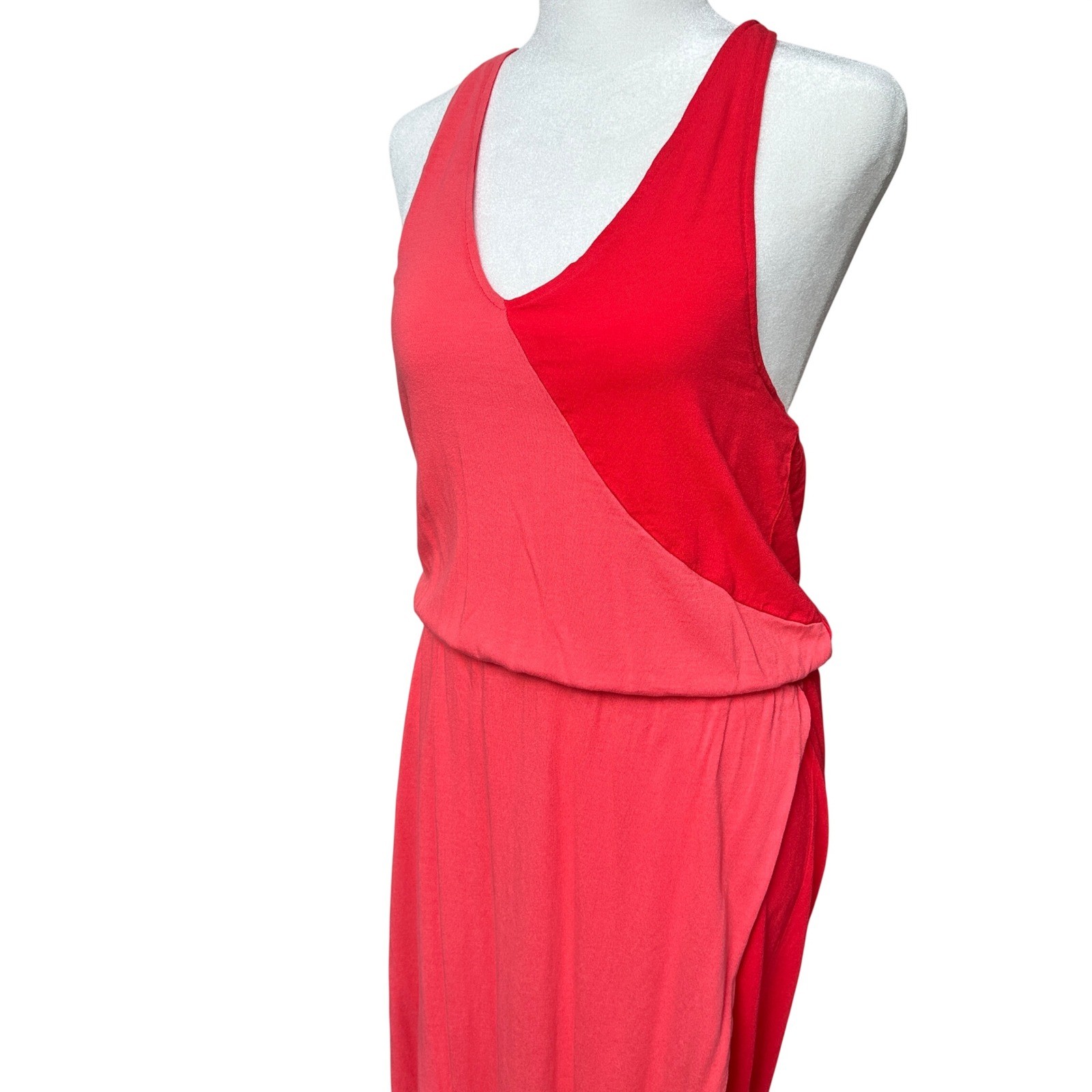 Mossimo Colorblock Maxi Dress Womens Size MED Braided Straps