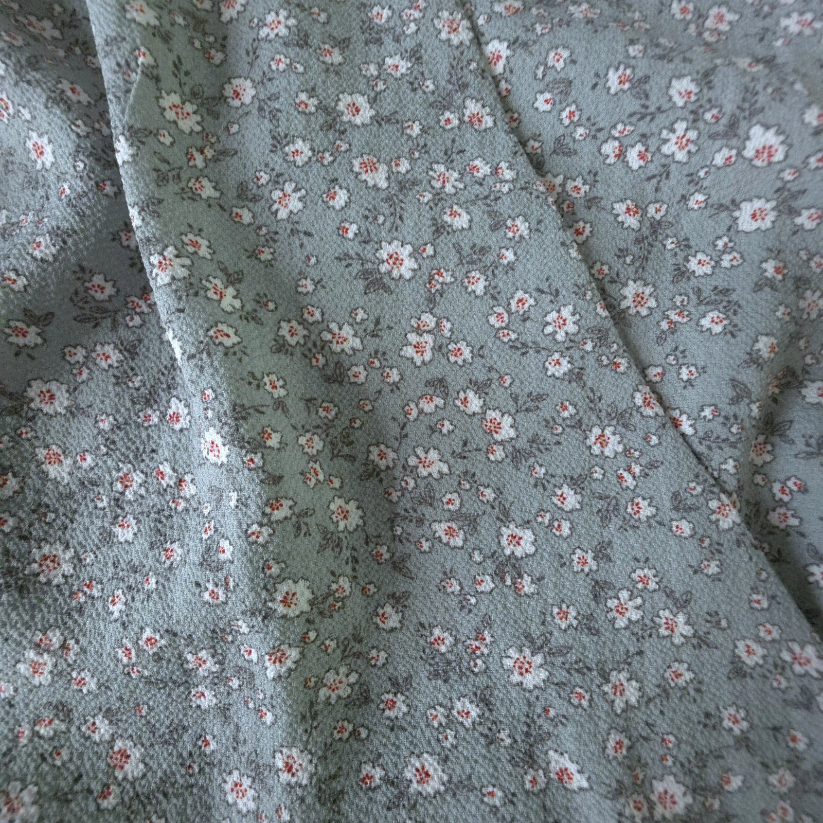 Romantic Blue Ruffled Fluttersleeve Floral Dress NWOT, Monteau Los Angeles