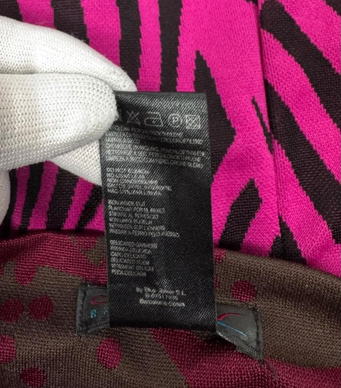 Custo Barcelona Printed Mini Dress Multicolor Long Sleeve Stretch Size 1 / S