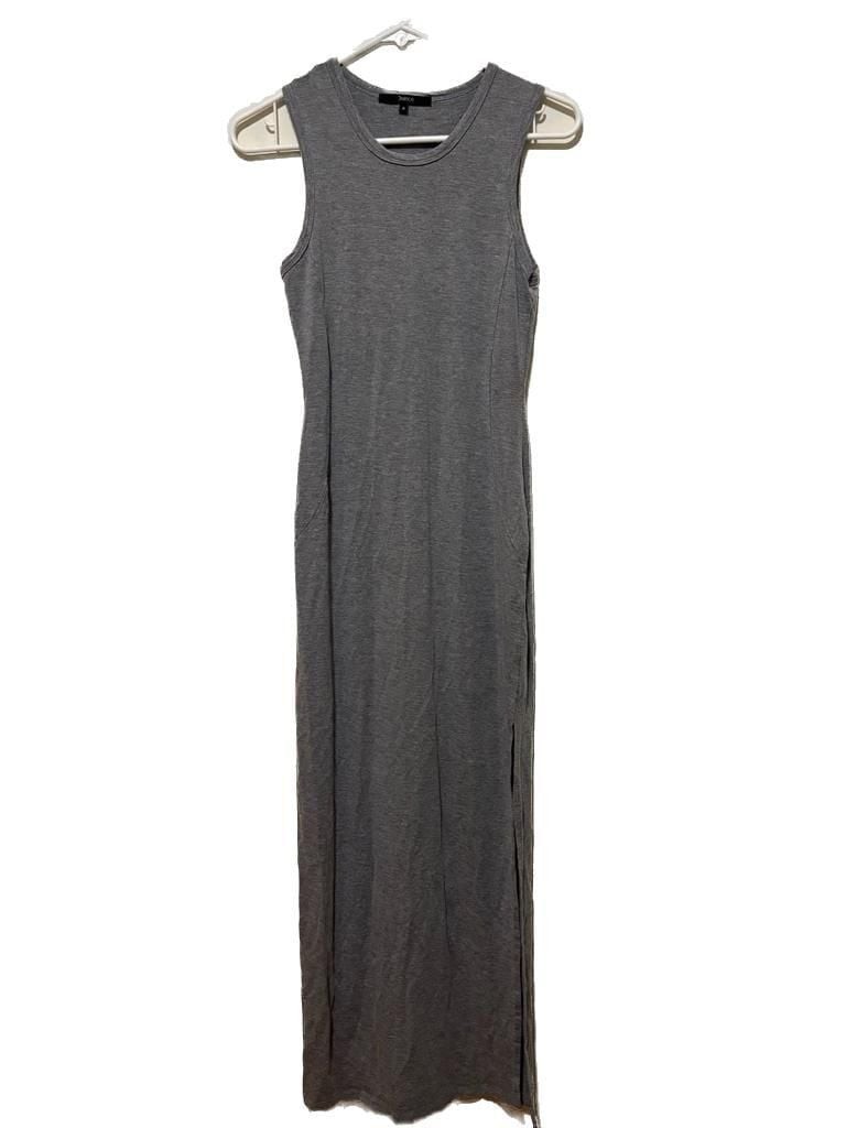 Quince Tencel Lyocell Sleeveless Rib Knit Maxi Dress