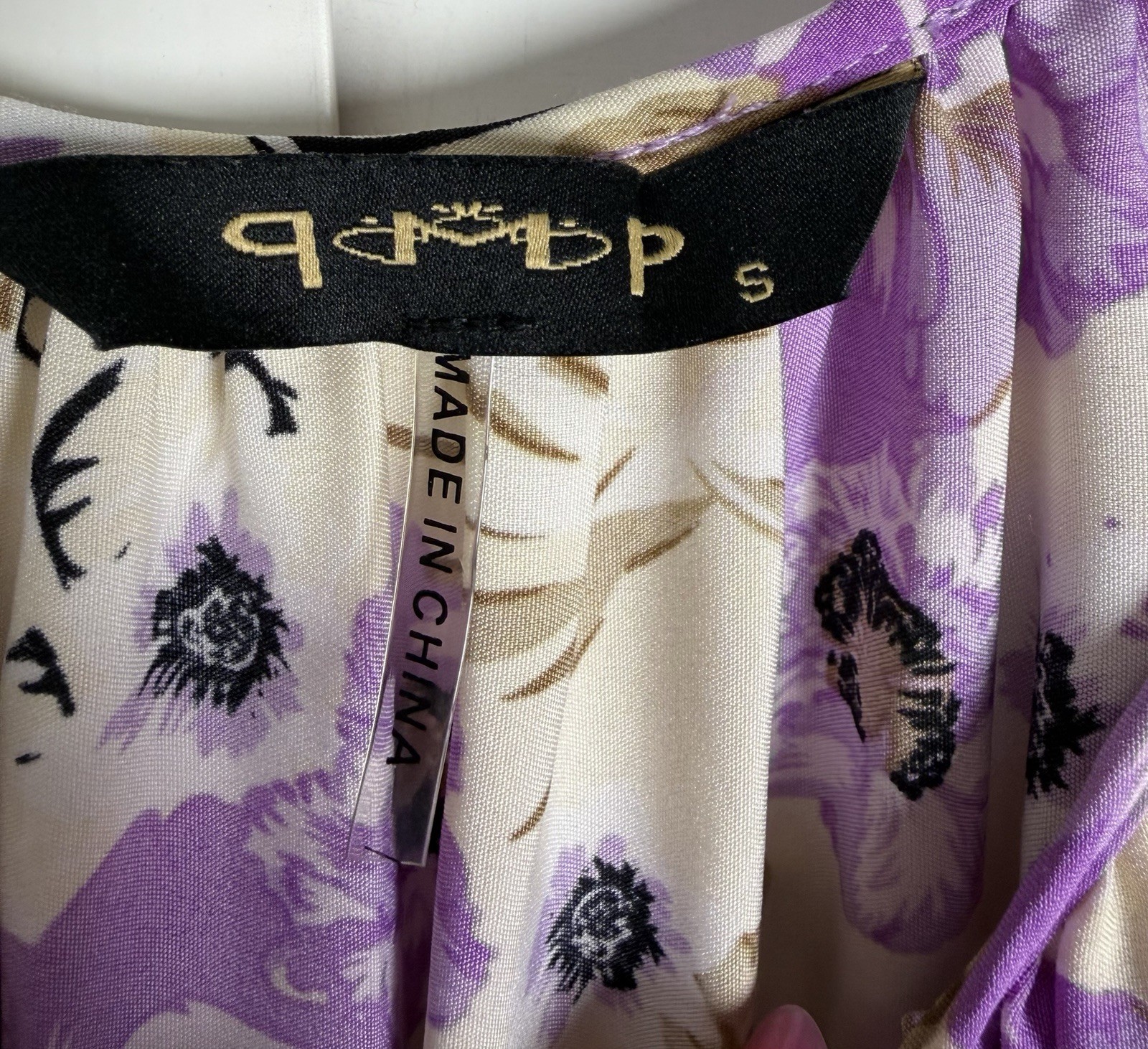 Floral Spaghetti Strap Boho Chic Tiered Oversized Maxi Dress Women’s Size Small