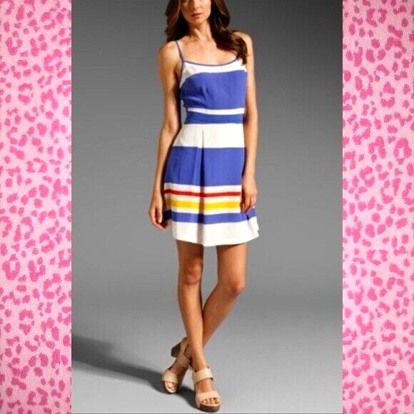 JUICY COUTURE Cobalt Glow Strappy Fiji DRESS size 8 ~ Retail $298