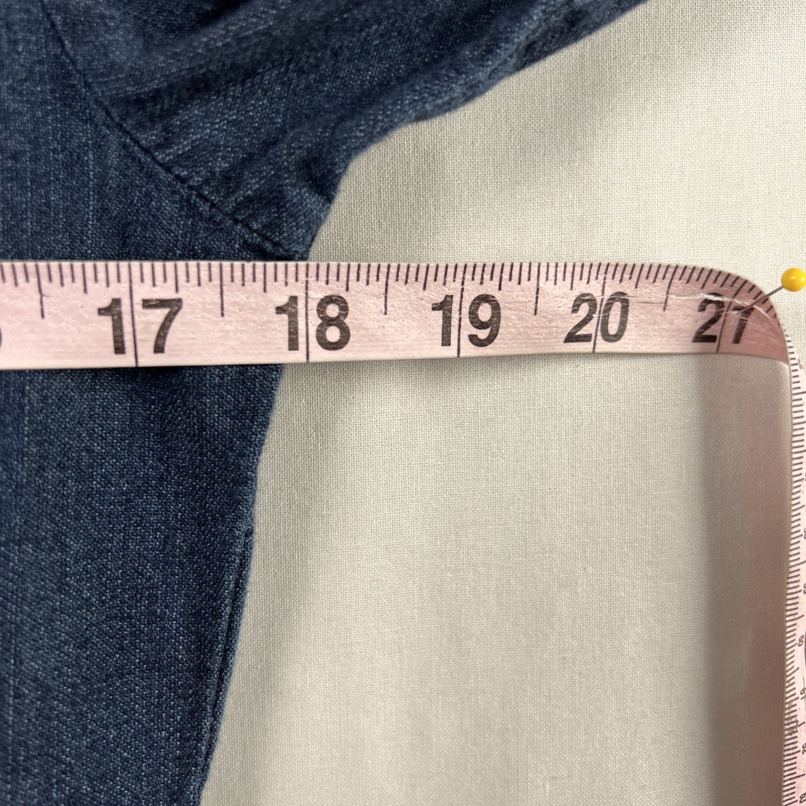 A New Day Dress Womens Medium Dark Wash Denim Shirt Long Sleeve Tie Belt