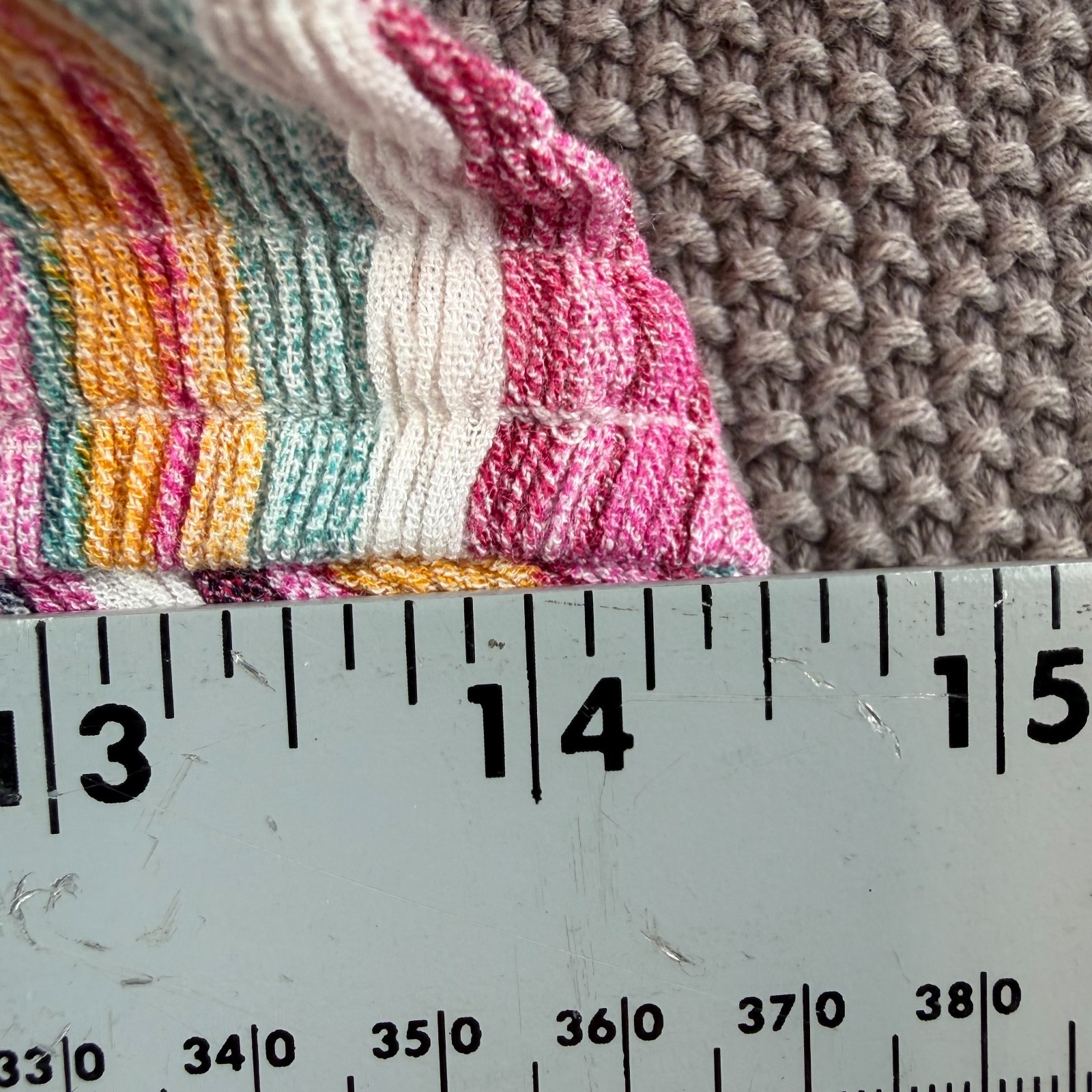 Gilli Multi Color Striped Smocked Maxi Dress Orange Blue Pink Yellow Size L -EUC