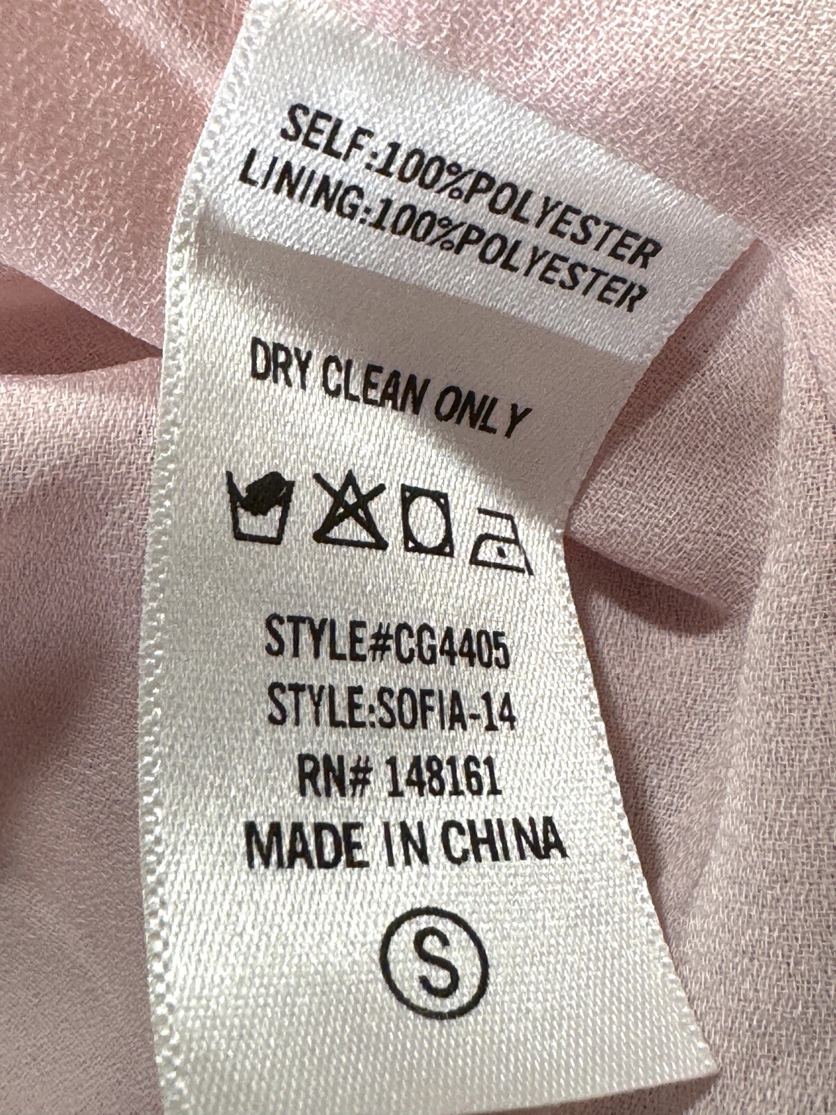 Buddy Love Sofia Zap One Shoulder Pink Dress Women Size Small NWT