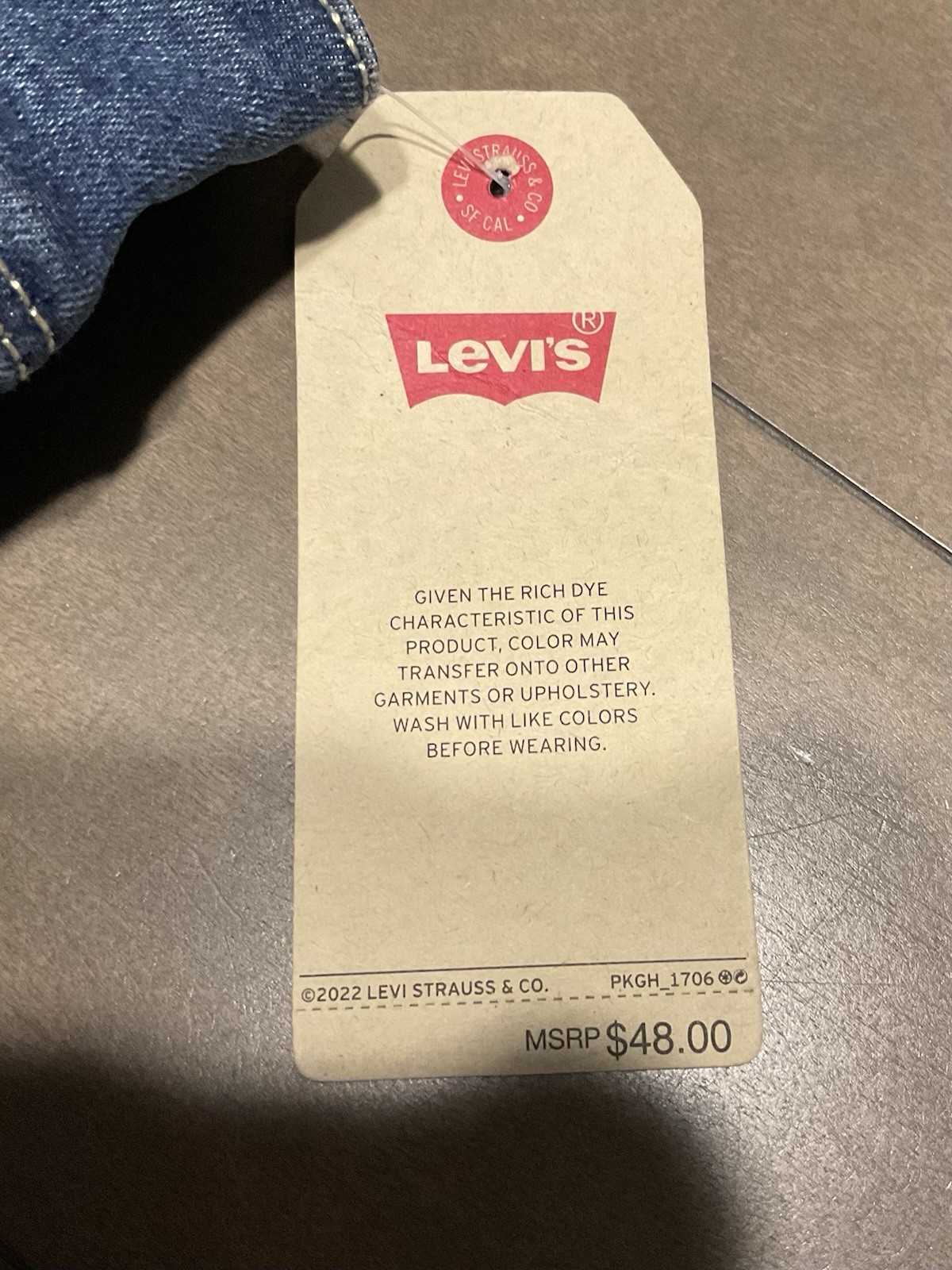 NWT Levis Womens Sleeveless Denium Snap Front Dress Size 12 Reg.