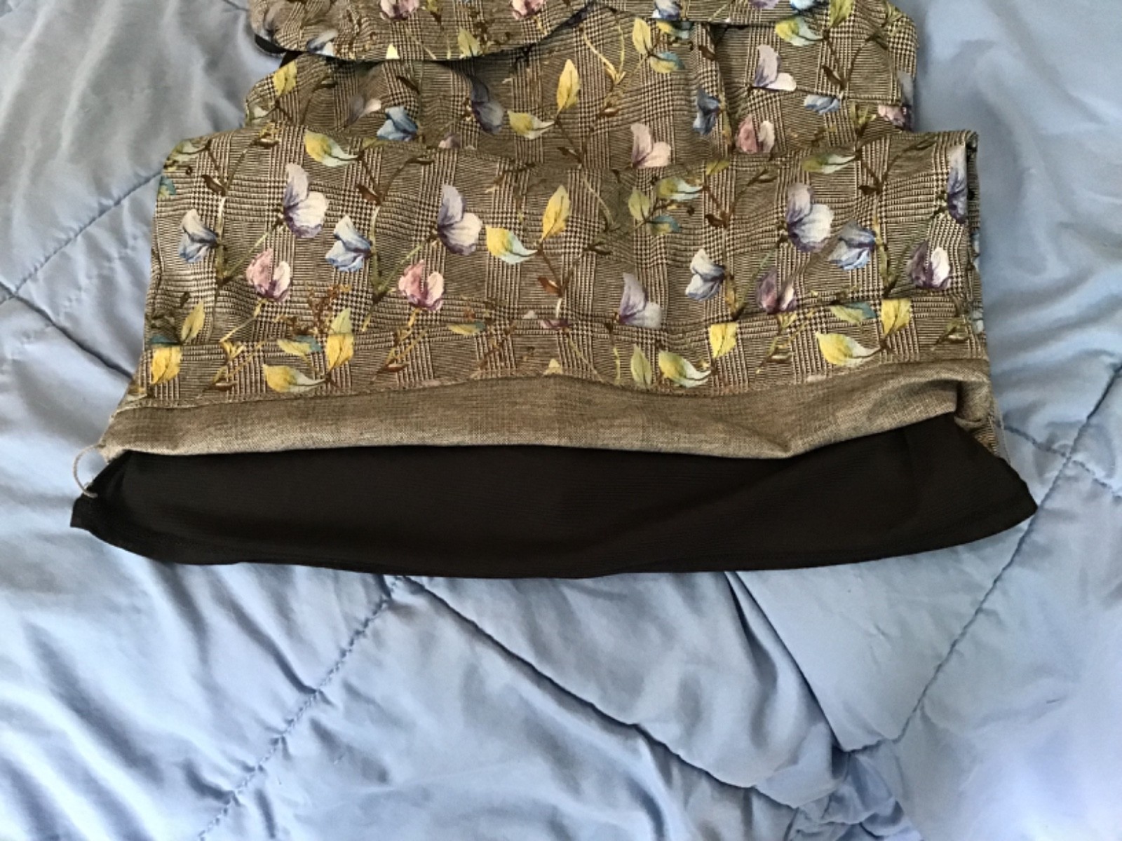 Rachel Roy halter-ish bare shoulder Sheath Dress. Floral print.