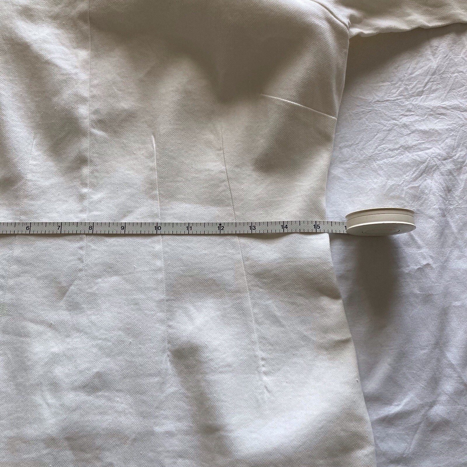 Jarbo Midi Dress, Linen/spandex. Zip. 3/4 Sleeves. Luxury, Classic, Fitted. S 36