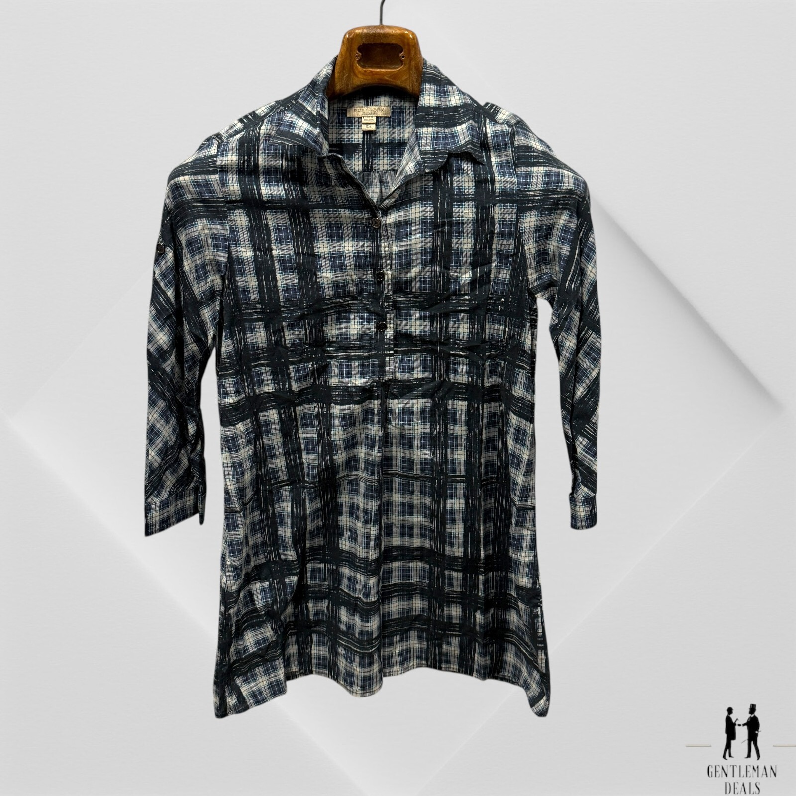 Burberry Plaid Print Mini Dress – Blue Dresses, Clothing XS 17.5 x 31