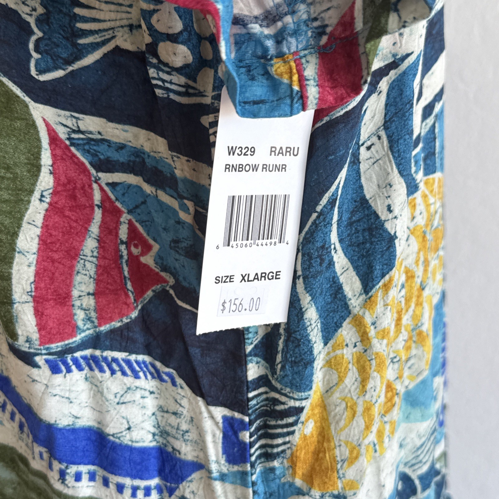 NWT $156 Jams World Jackie Dress Rainbow Runner Beach XL Fish Waves Honolulu