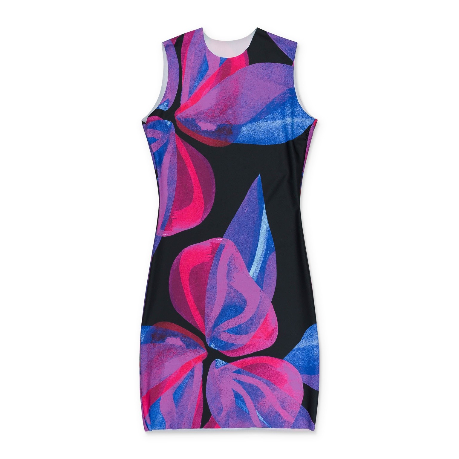 NWT Louisa Ballou MEDUSA PRINT BEACH BUM SLEEVELESS LYCRA DRESS Size XS $495