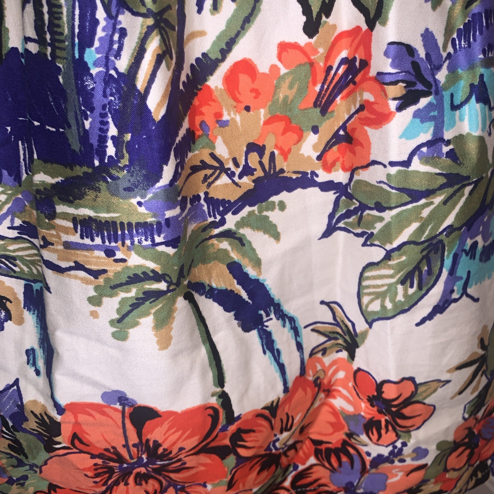 Kelly Brook Size 12 Dress Tropical Print Palm Trees Sundress BRAND NEW!