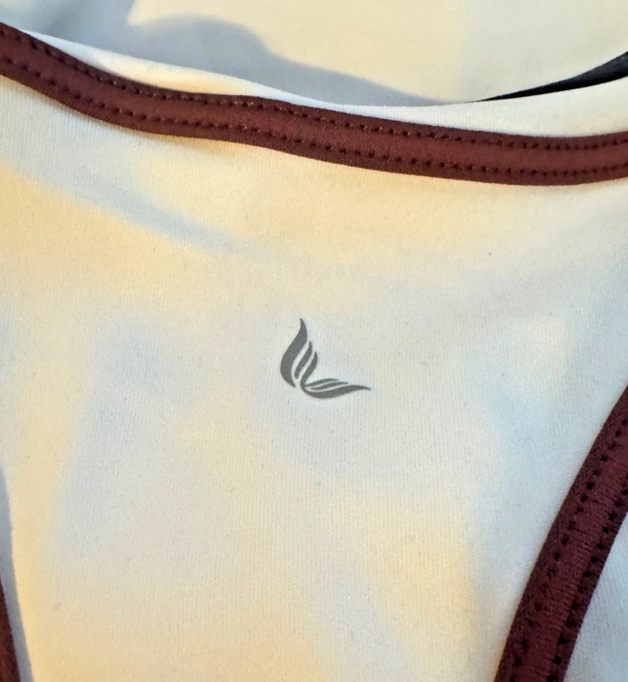 NWT (M) LEAPSTRIDE ATHLETIC DRESS Built in bra SUPER Tight Stretch w/ Side Slit