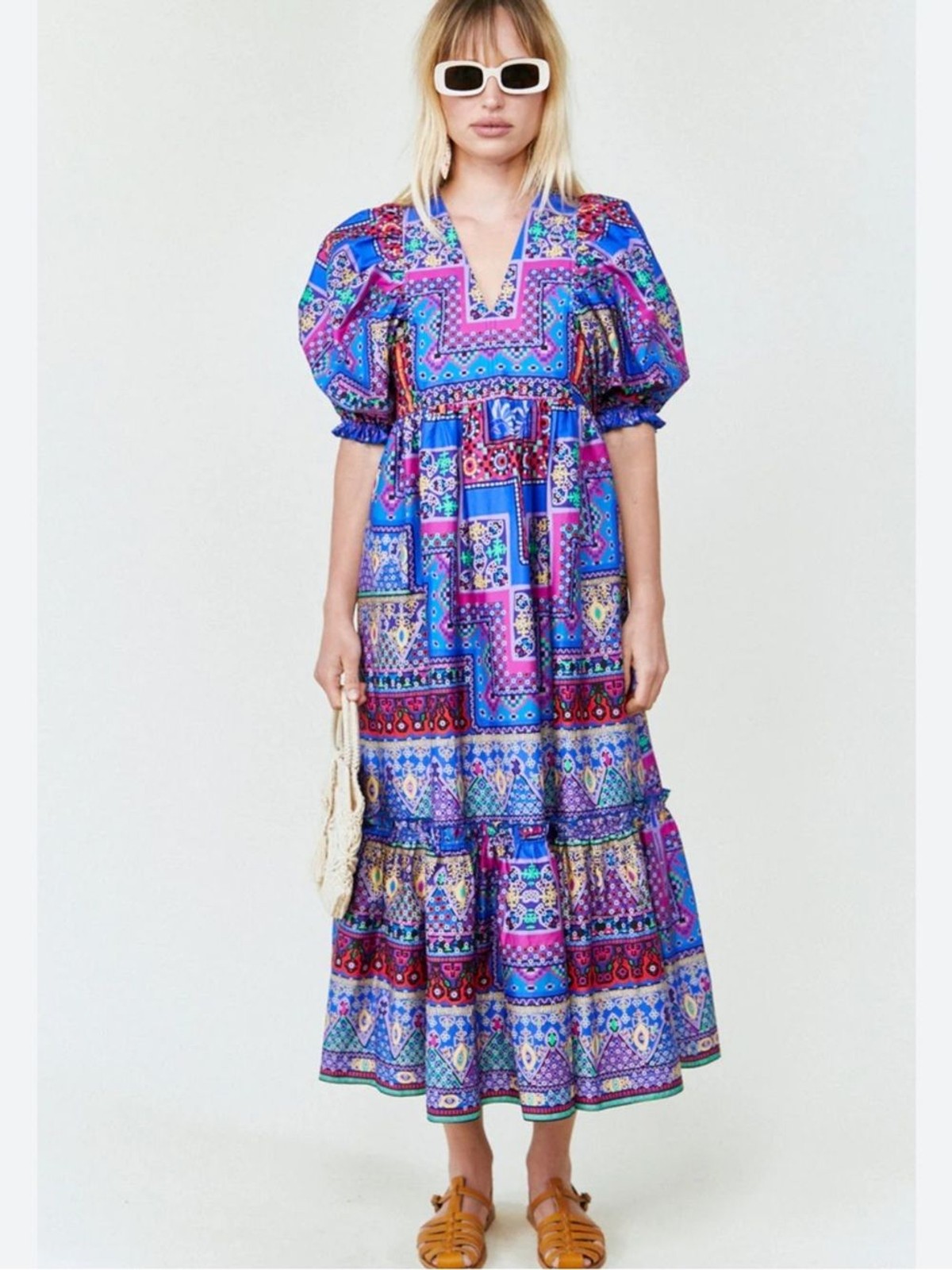 HUNTER BELL Palmer Maxi Dress Sz Small