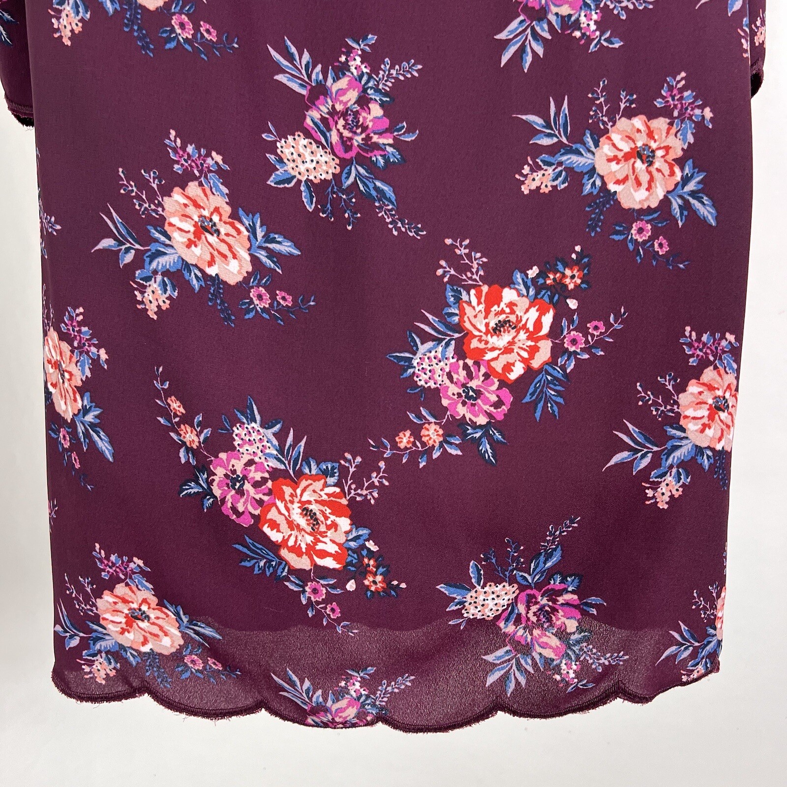Lily Rose Shift Dress Women’s Medium Half Sleeve Cold Shoulder Above Knee Mini