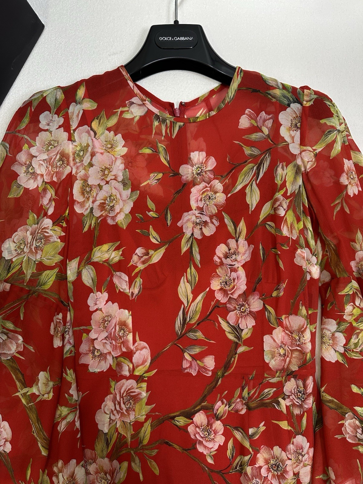 DOLCE & GABBANA dress £3500 worth IT size 38/INT XS/UK 6/US 2 NEW – SILK