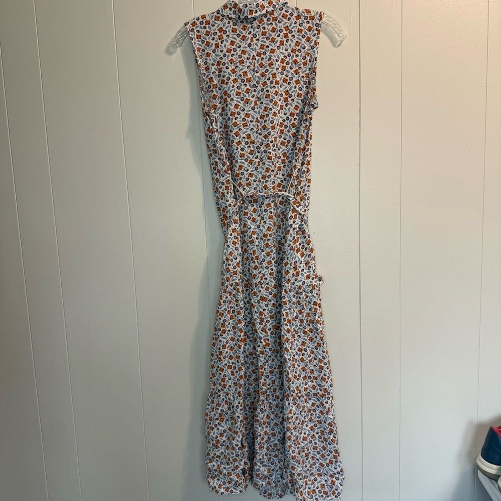 Croft & Barrow Floral Cottagecore Midi Tiered Dress Womans Size Small
