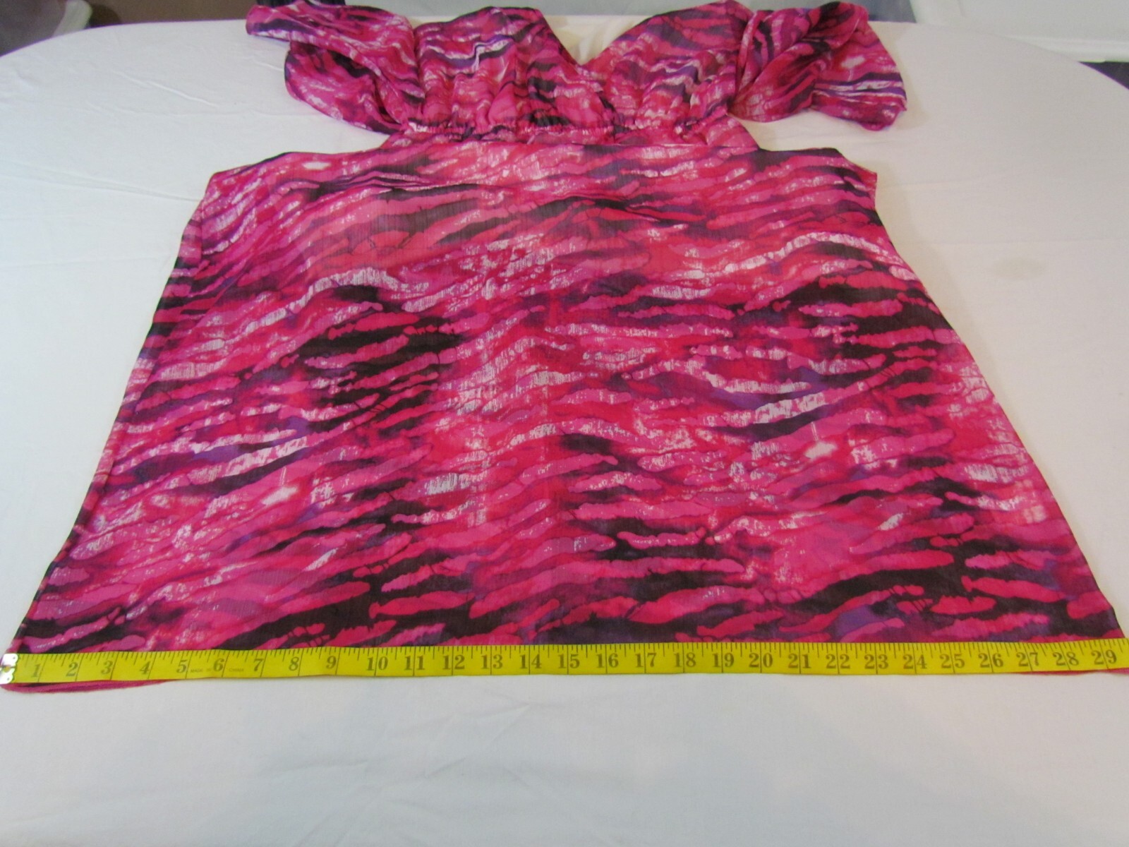 PINK ROSE PREMIUM QUALITY SIZE LARGE MADE IN U. S. A .WOMAN MAXI DRESS