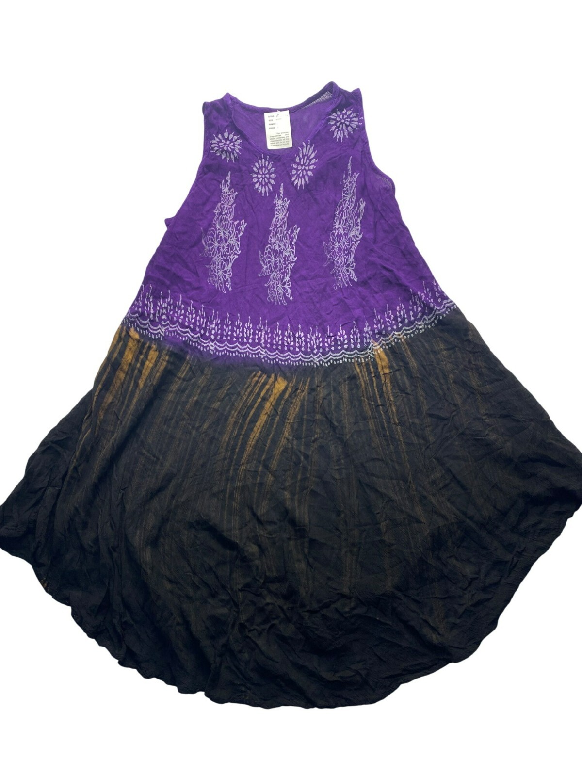 *NWT* Purple Free-size hippie dress #5115