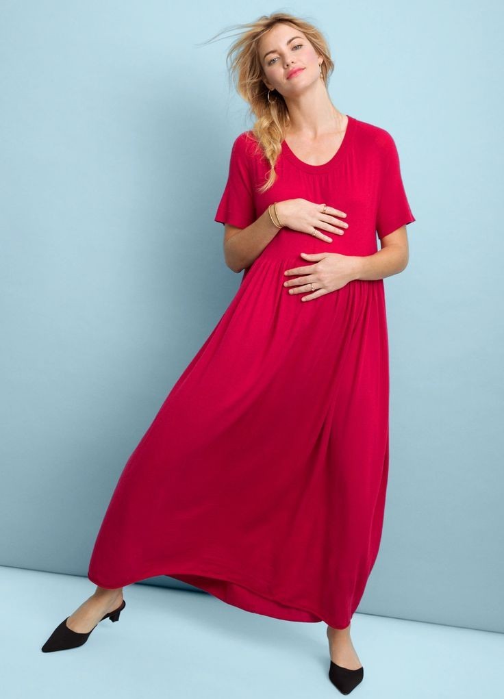 HATCH Maternity Women’s THE RONA DRESS Cashmere Azalea Size 1 (S/4-6) $368 NEW