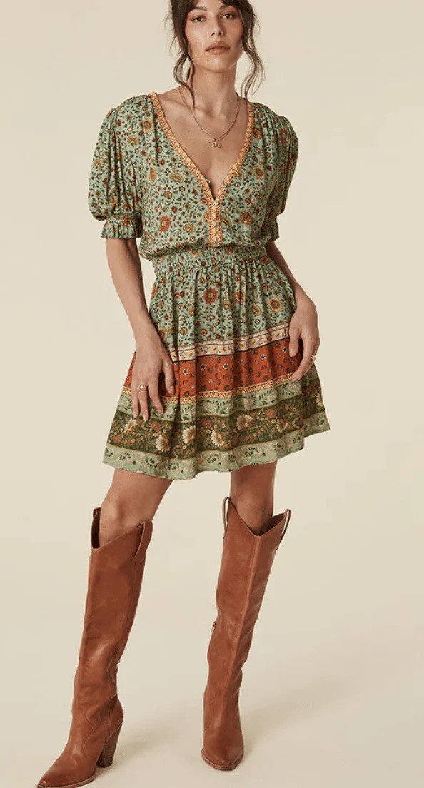 NEW Spell Lady Untamed Mini Play Dress XS