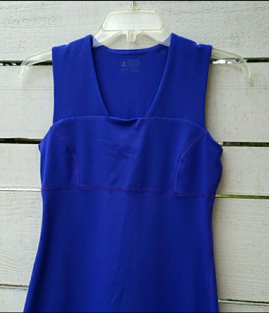 Eastern Mountain Sports Casual Sheath Dress Purple Sleeveless Womens XS Stretch