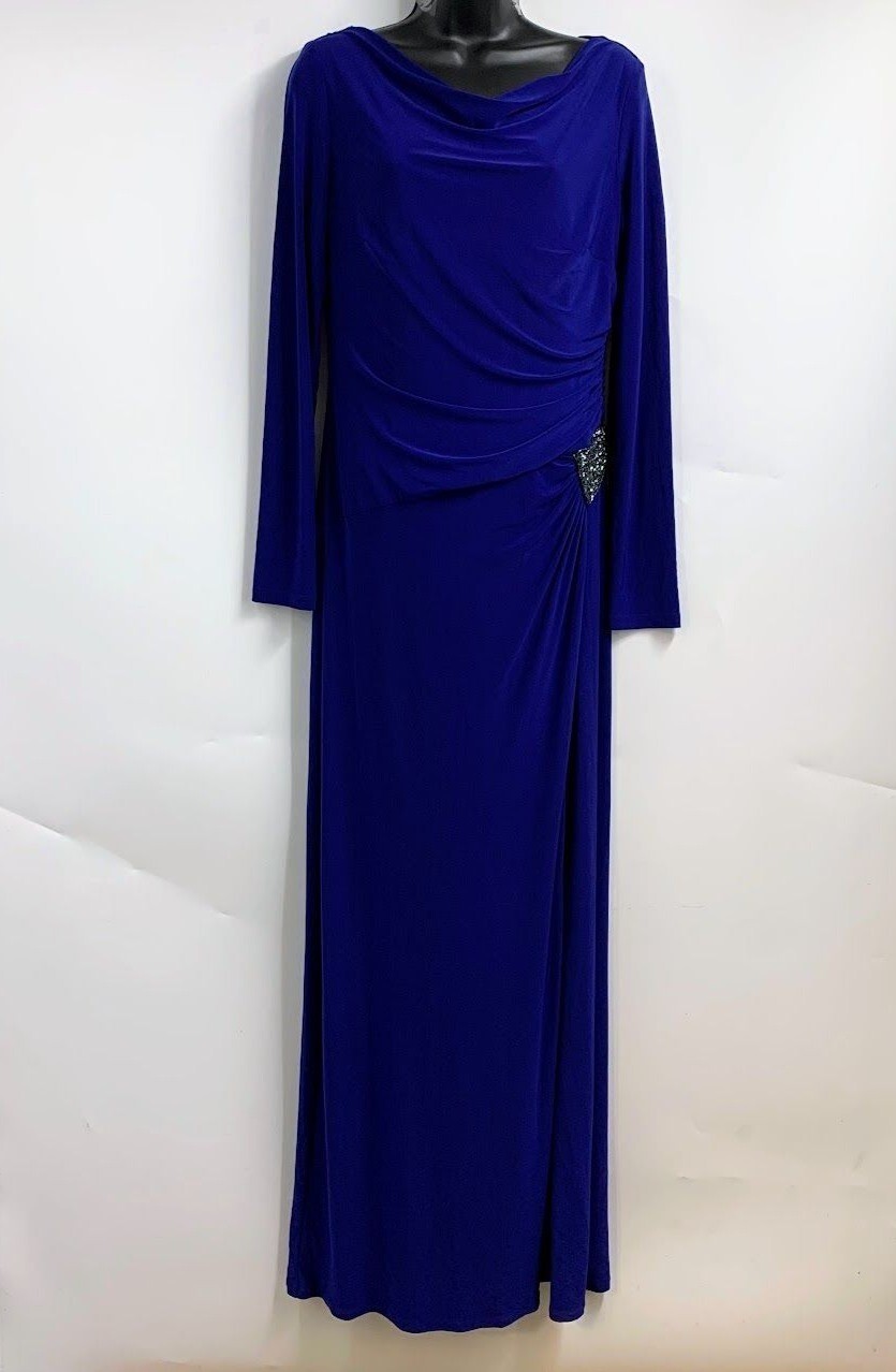 Ralph Lauren Men’s Royal Blue V-neck Evenings Formal Dress Size 8