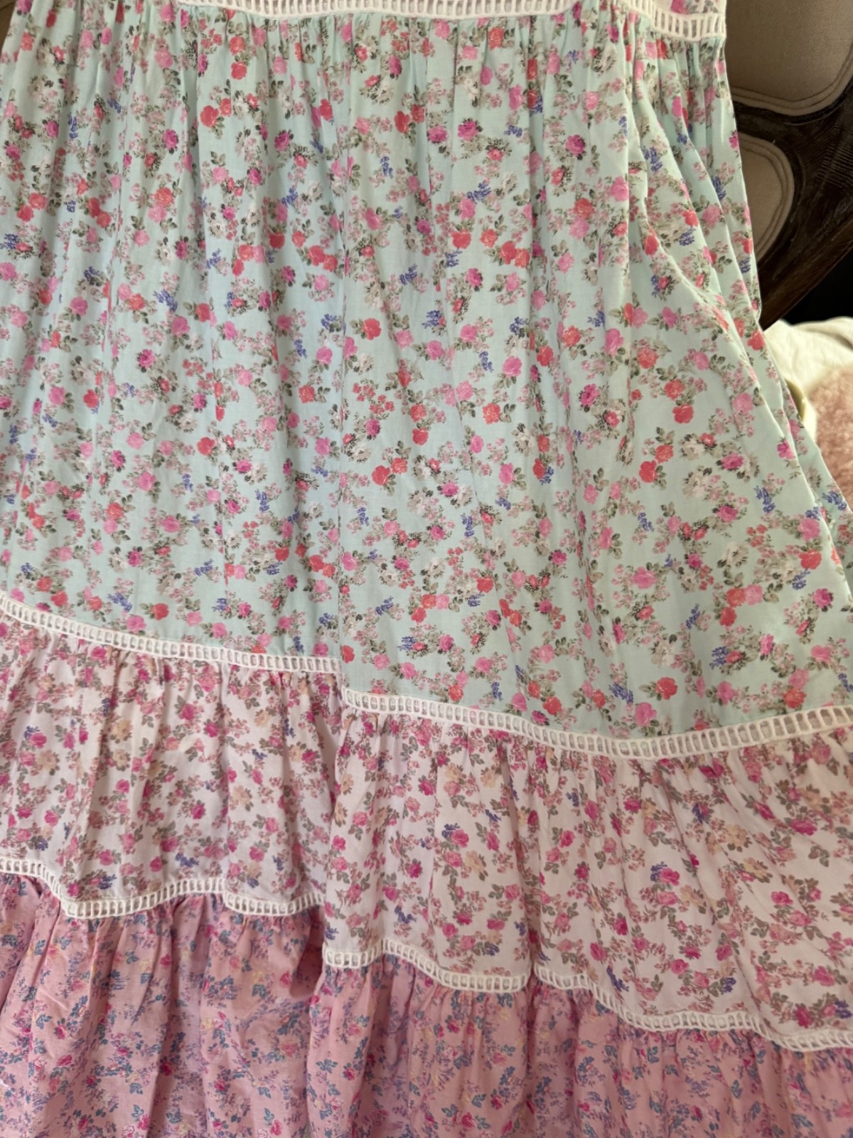 NWT LoveShackFancy x Target Camille Dress Pink Floral Sleeveless XXS 0 2 Cotton