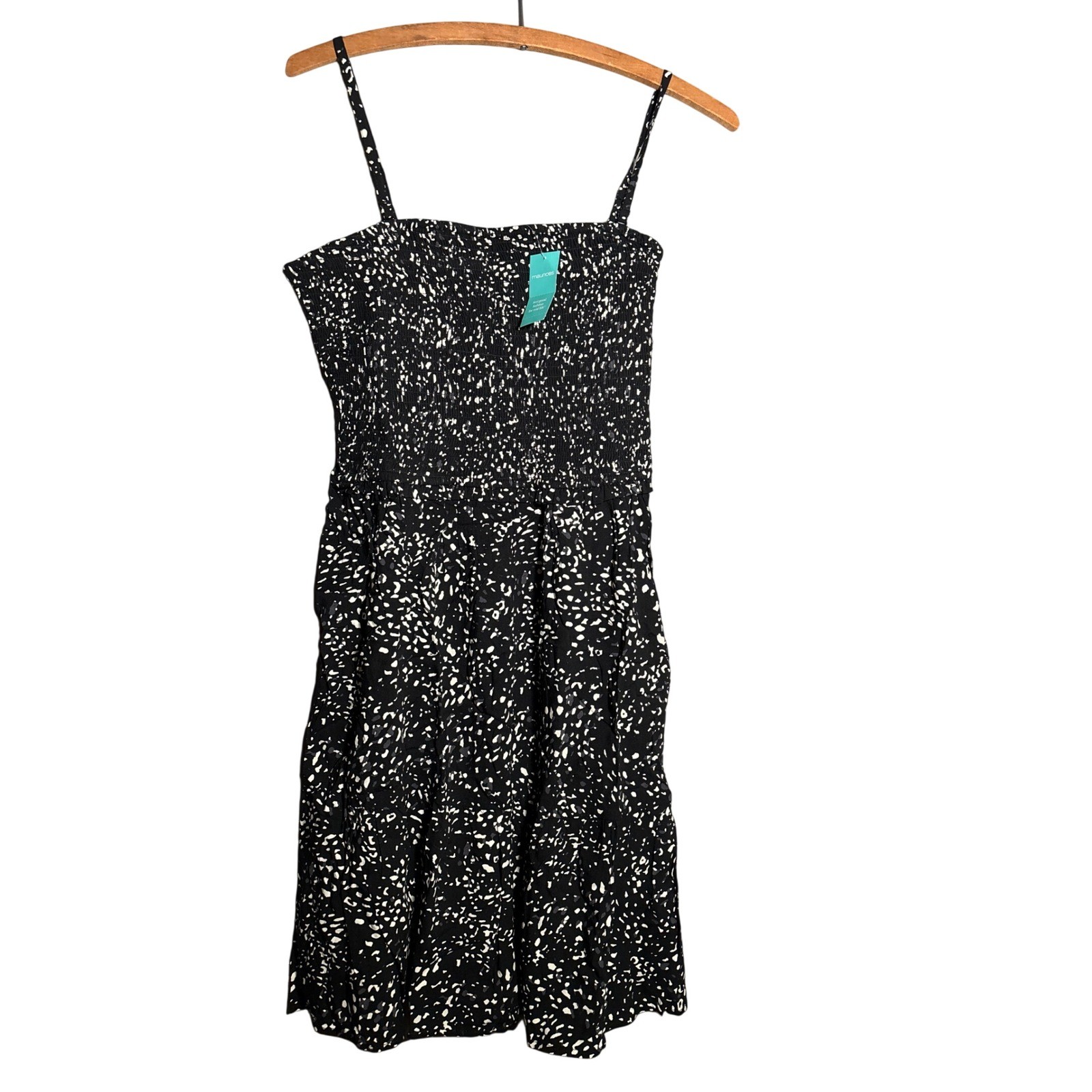 NWT Maurices Womens M Cottagecore Smocked Tiered Mini Dress Whimsigoth Career