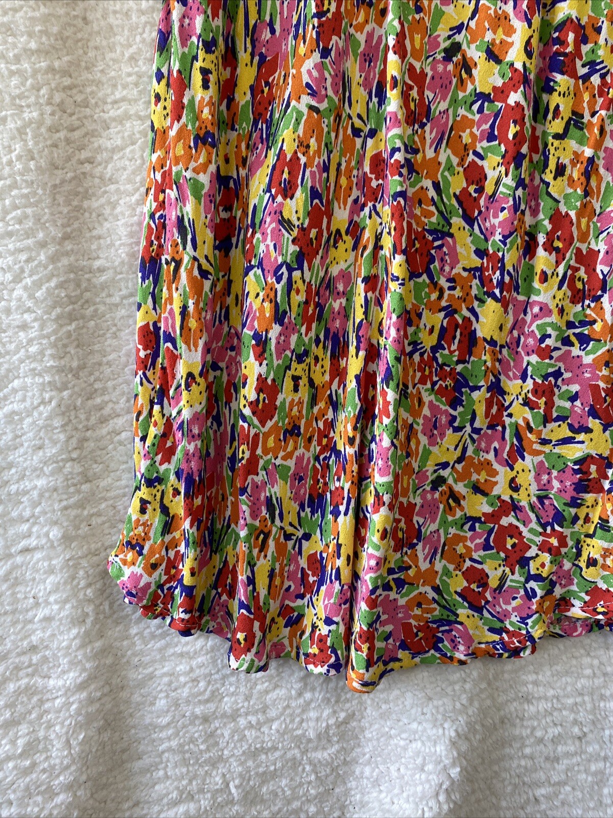 Rixo X Target Dress Women’s 4 Midi Multicolor Empire Floral Puff Sleeve career